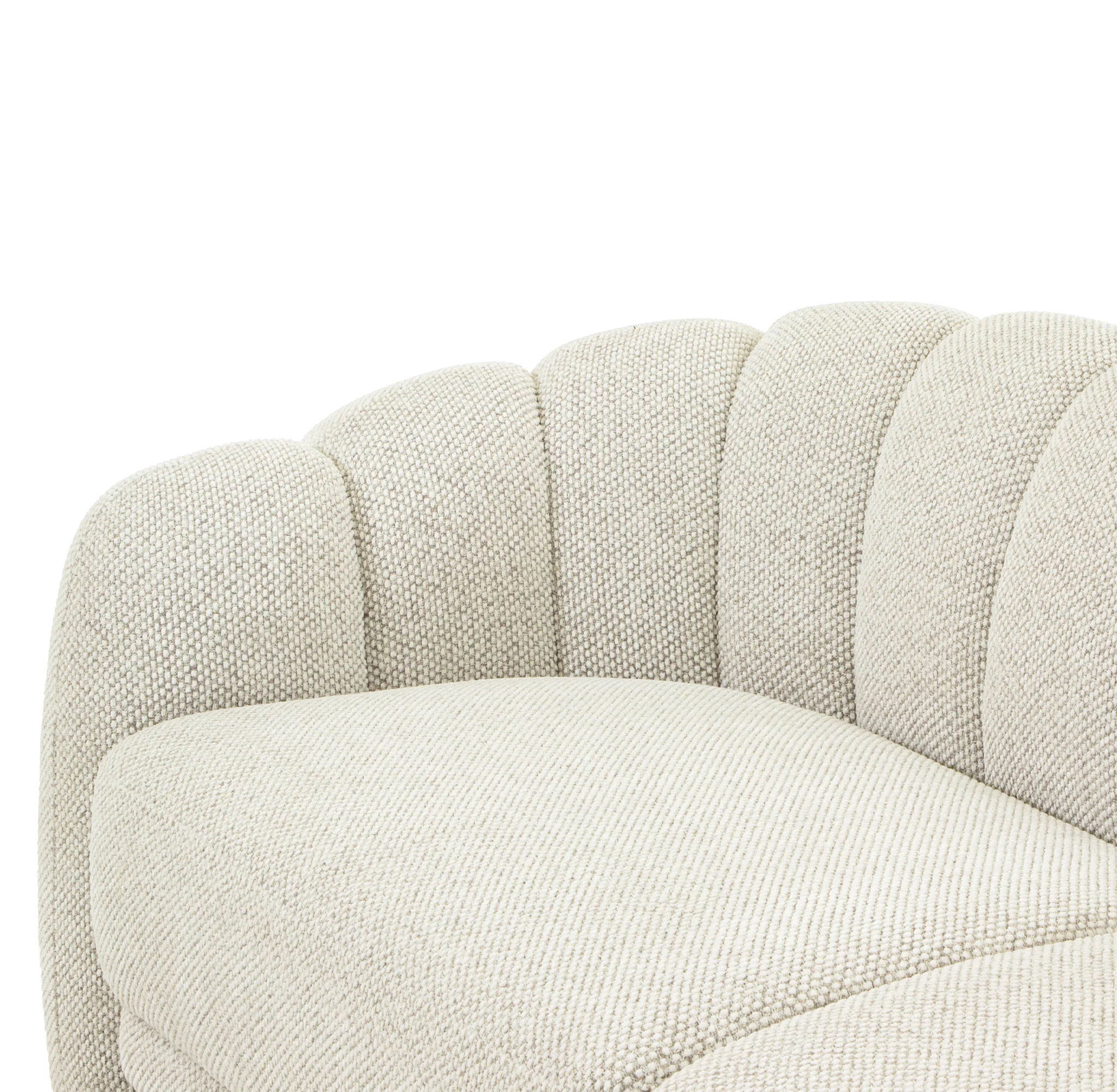 CLC12558-IG 3 Seater Sofa - Woven Ivory - Image 5