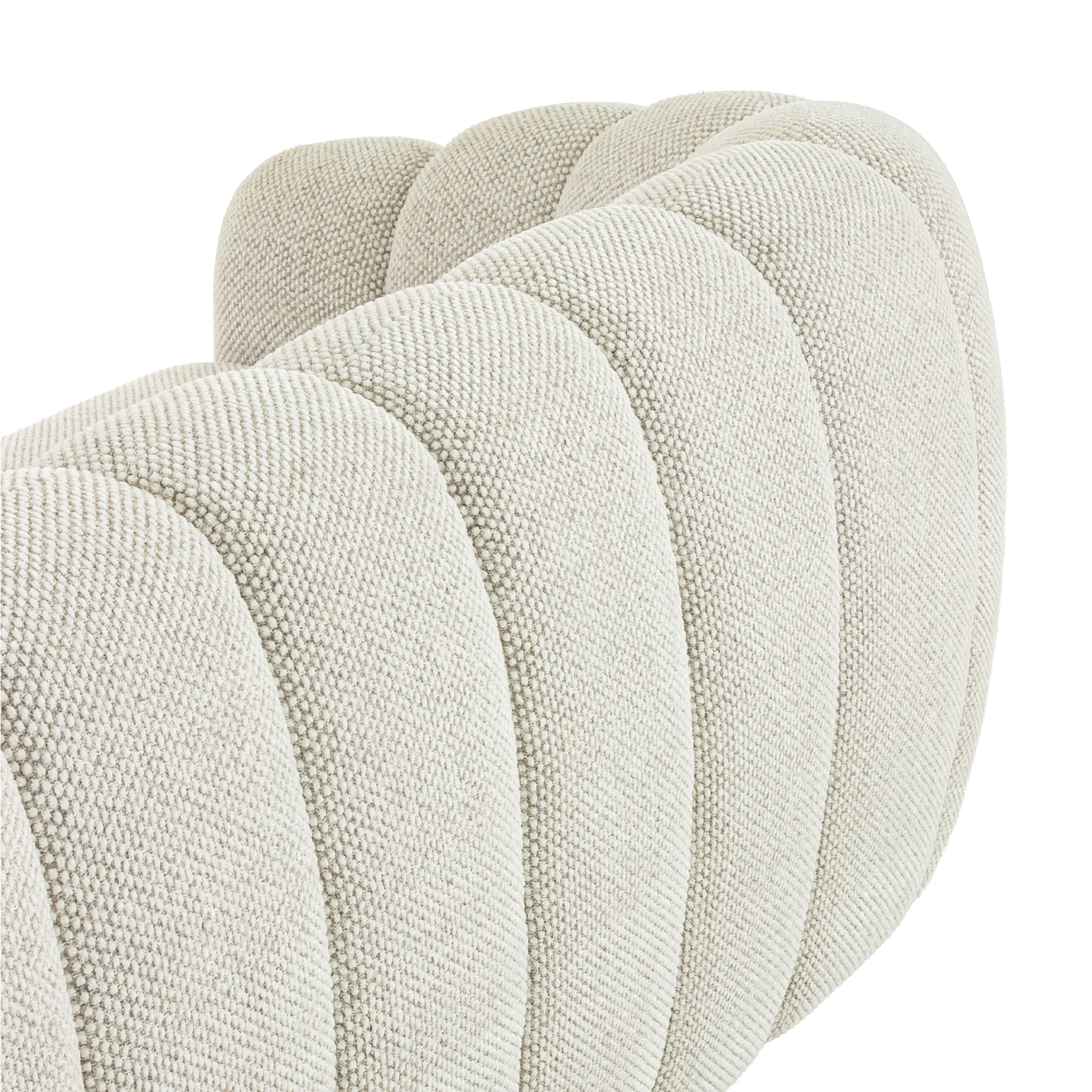 CLC12558-IG 3 Seater Sofa - Woven Ivory - Image 7