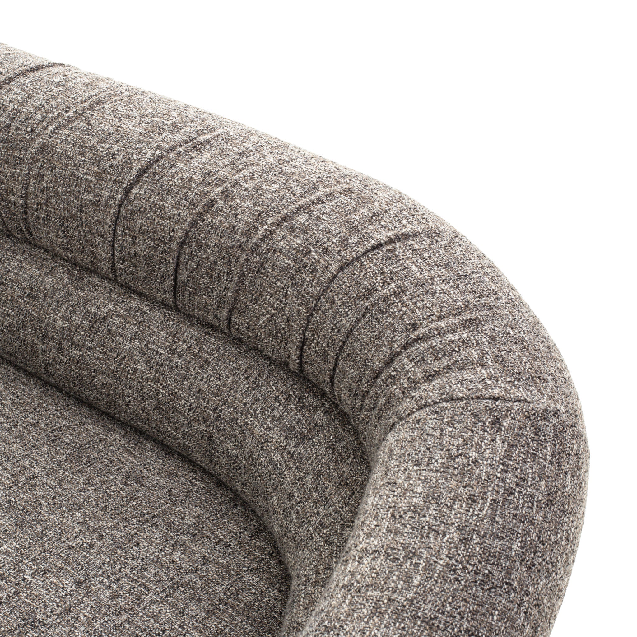 CLC12576-IG Black 3 Seater Sofa - Shadow Grey - Image 5