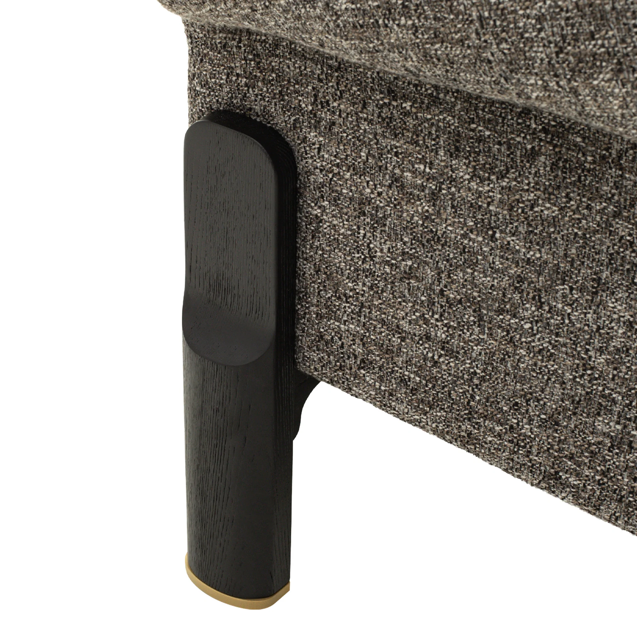 CLC12576-IG Black 3 Seater Sofa - Shadow Grey - Image 7