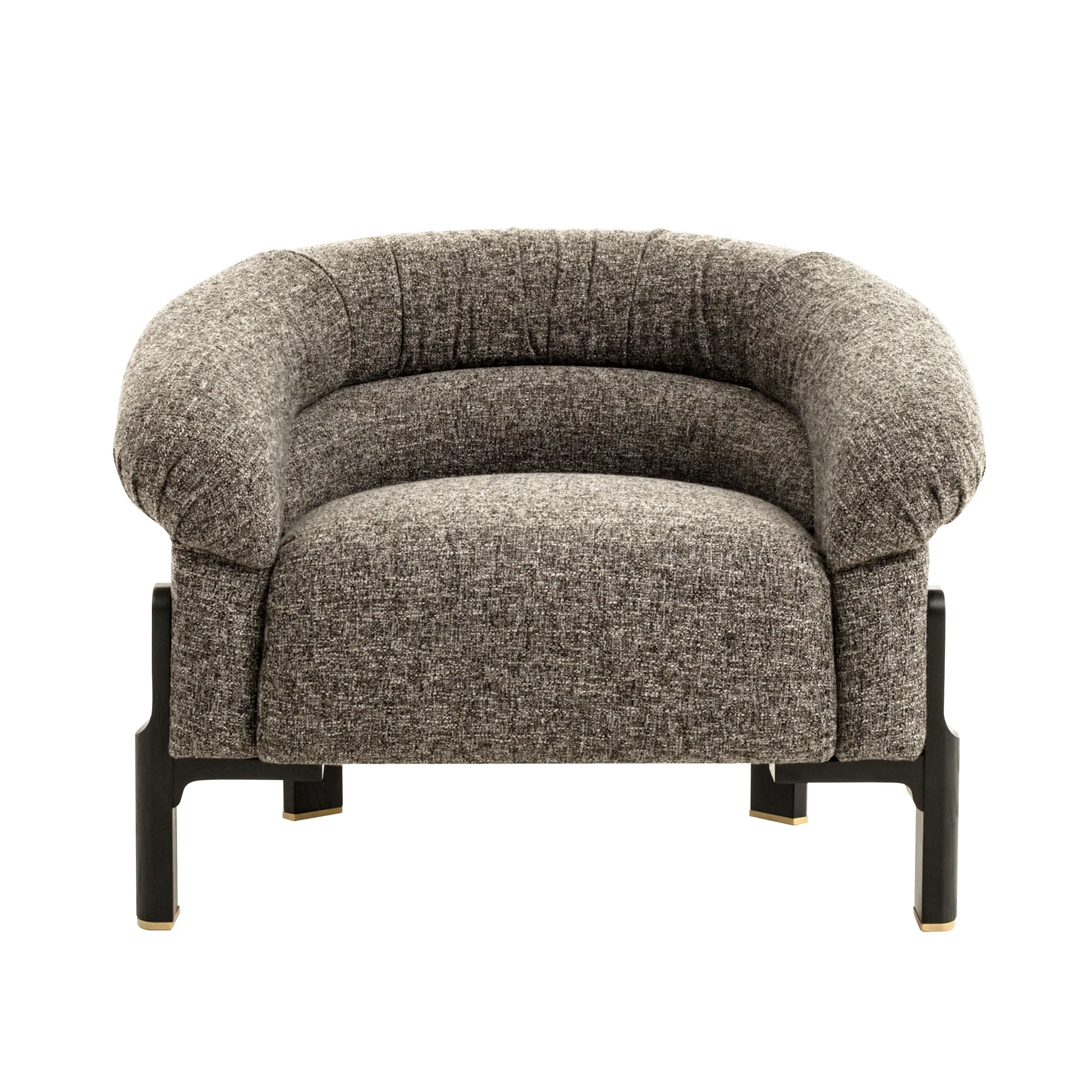 CLC12577-IG Black Armchair - Shadow Grey - Image 2