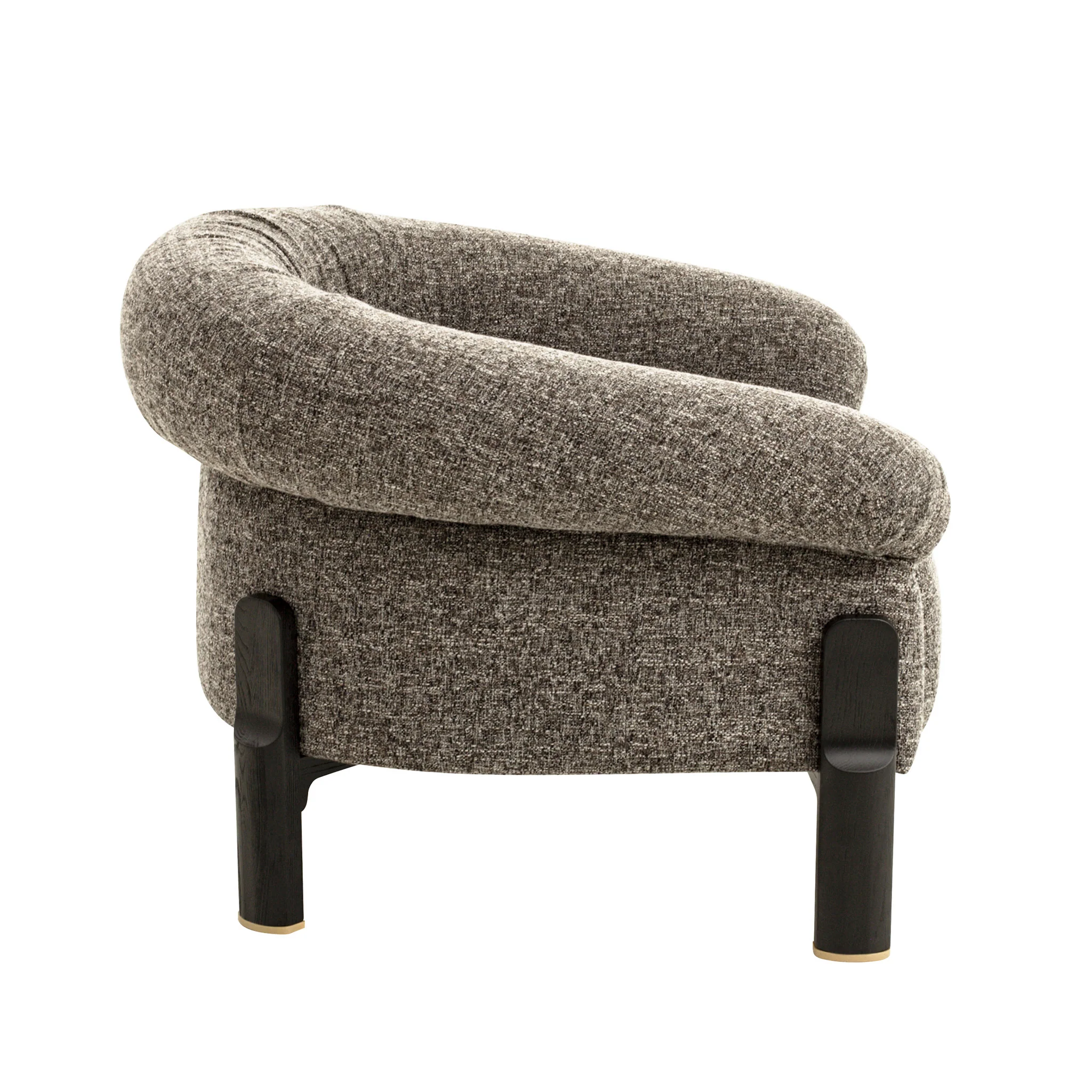 CLC12577-IG Black Armchair - Shadow Grey - Image 3