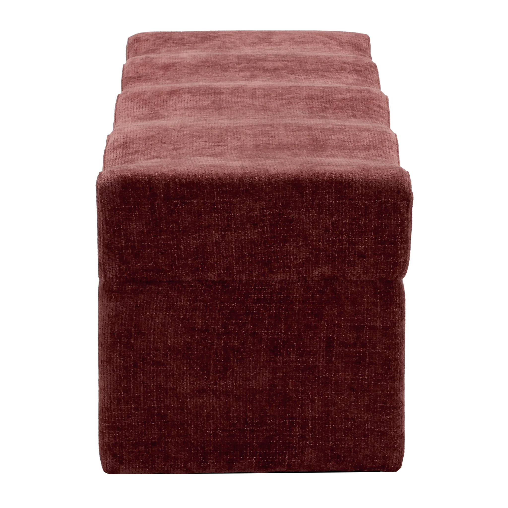 CLC12646-FH 1.8m Ottoman Bench - Lila Burgundy - Image 4