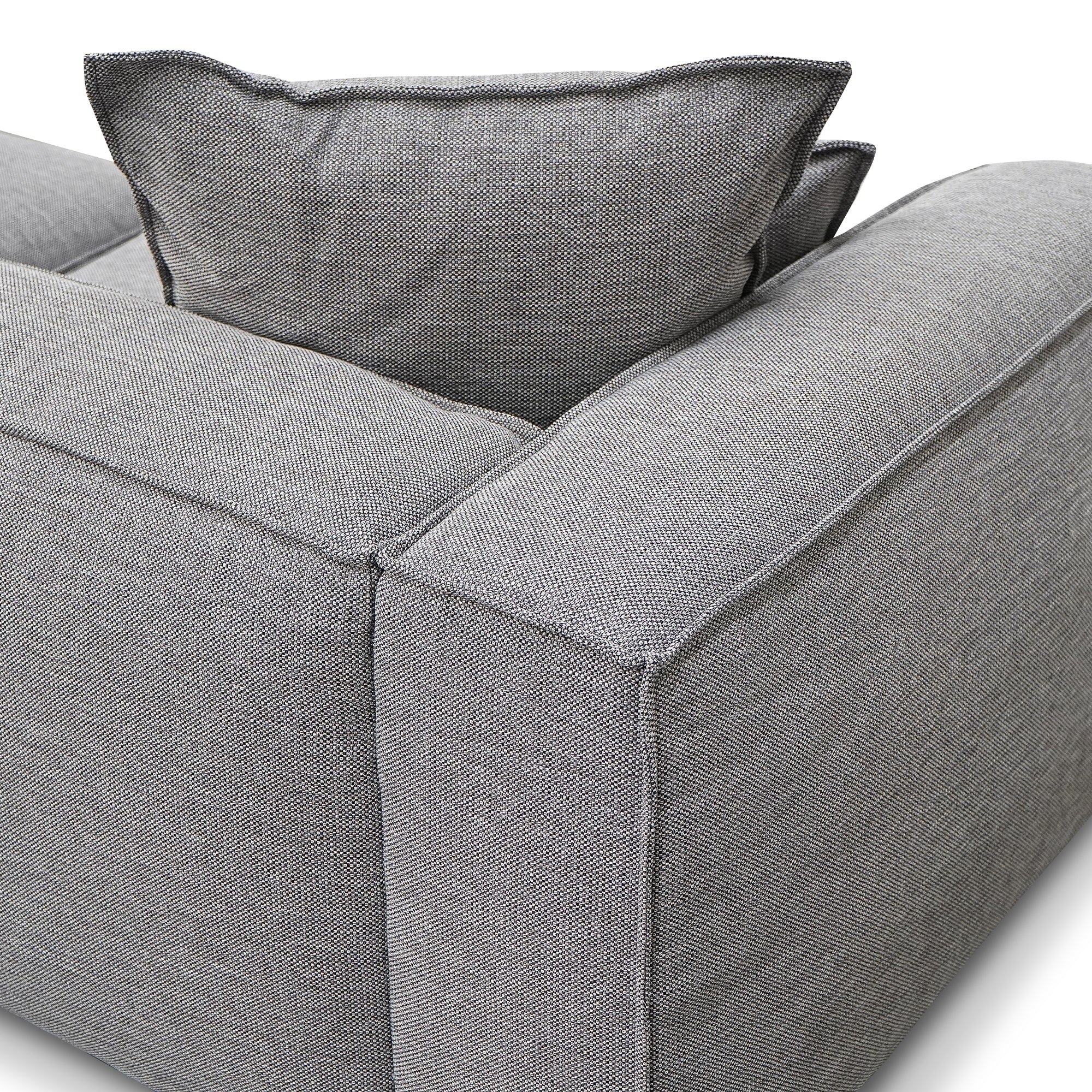 CLC2734-KSO 4 Seater Sofa with Cushion and Pillow - Graphite Grey - Image 6
