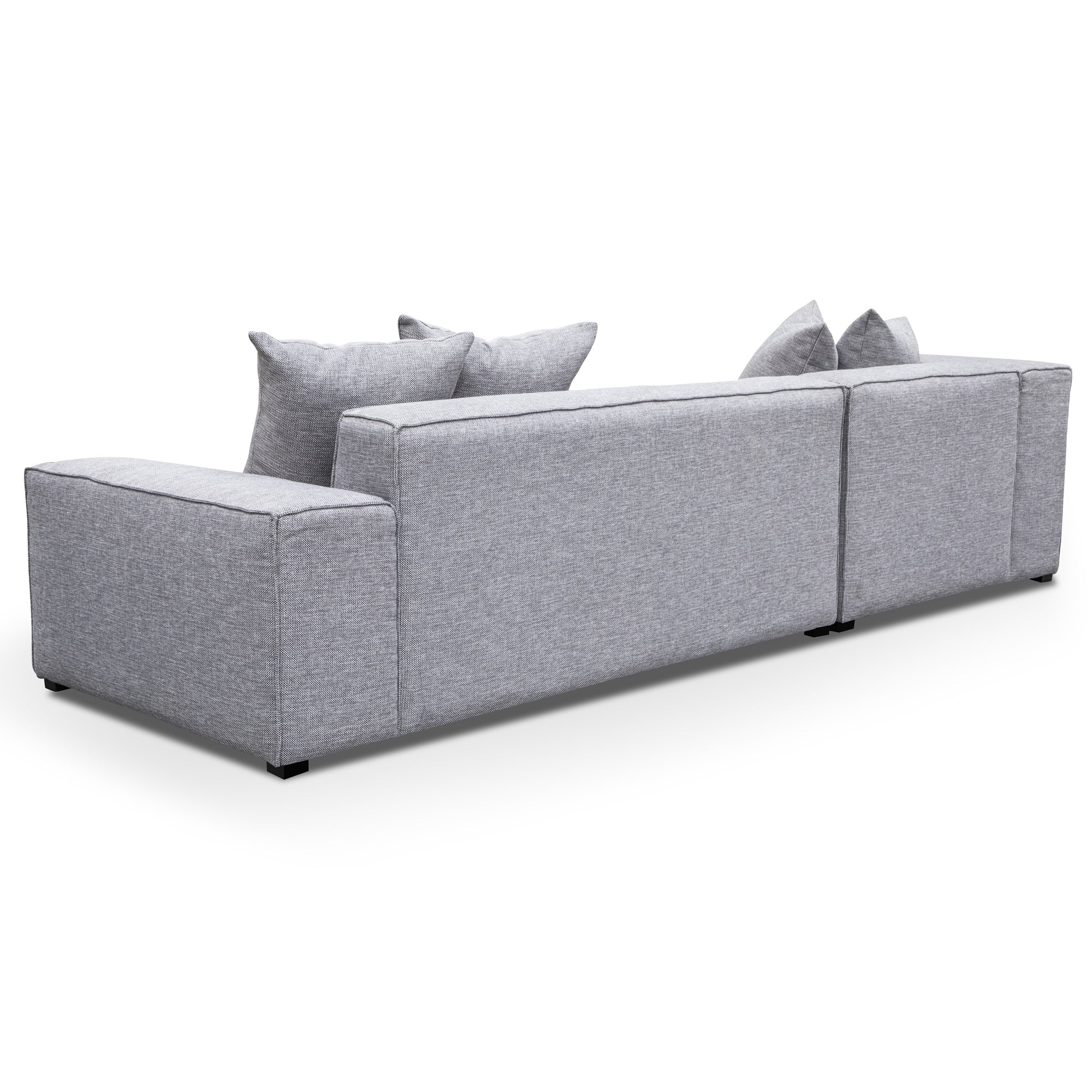 CLC2850-CA 3 Seater Left Chaise Sofa - Graphite Grey - Image 6