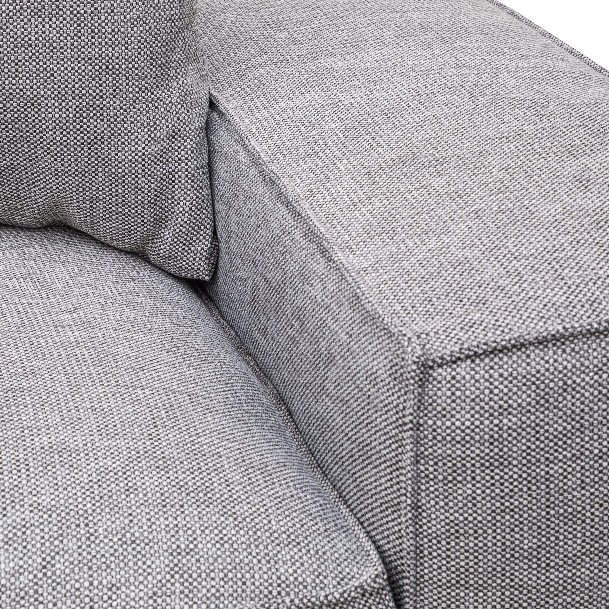 CLC2850-CA 3 Seater Left Chaise Sofa - Graphite Grey - Image 8