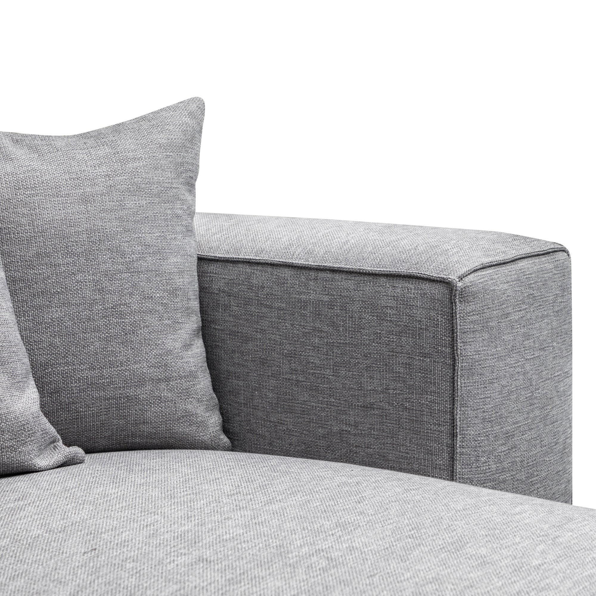 CLC2851-CA 3 Seater Right Chaise Sofa - Graphite Grey - Image 4
