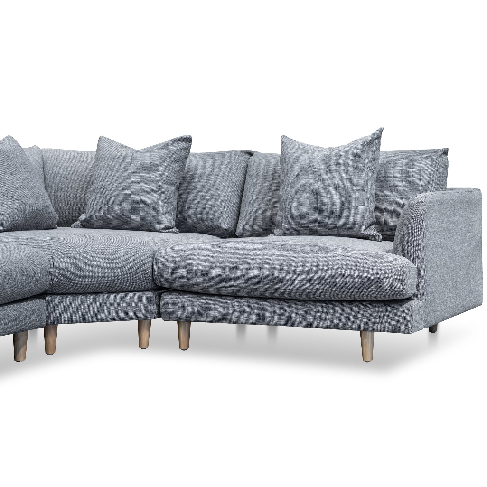 CLC2854-CA Right Return Modular Sofa - Graphite Grey - Image 3