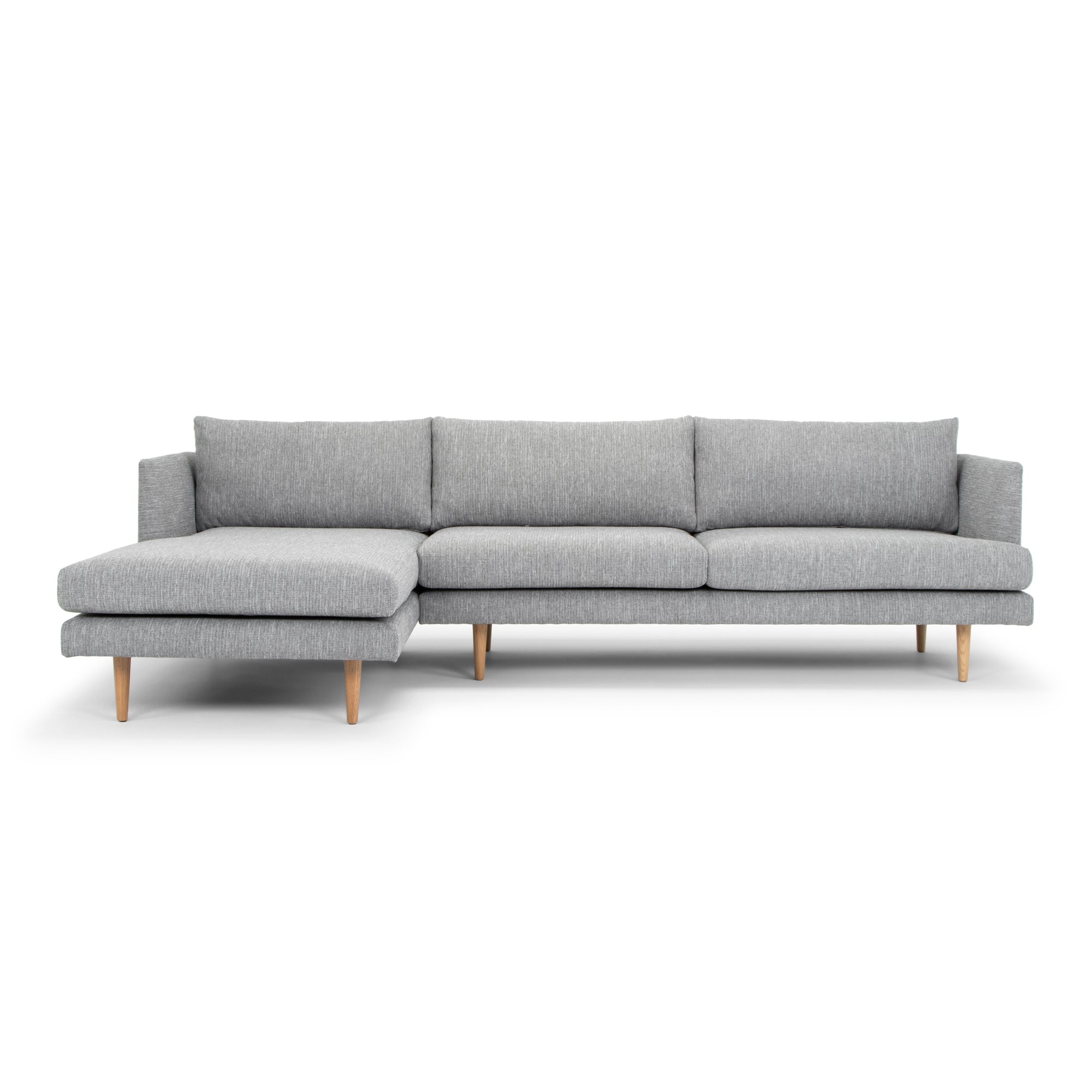 CLC2863-FA Seater With Left Chaise Sofa - Graphite Grey with Natural Legs - Last one - Image 3