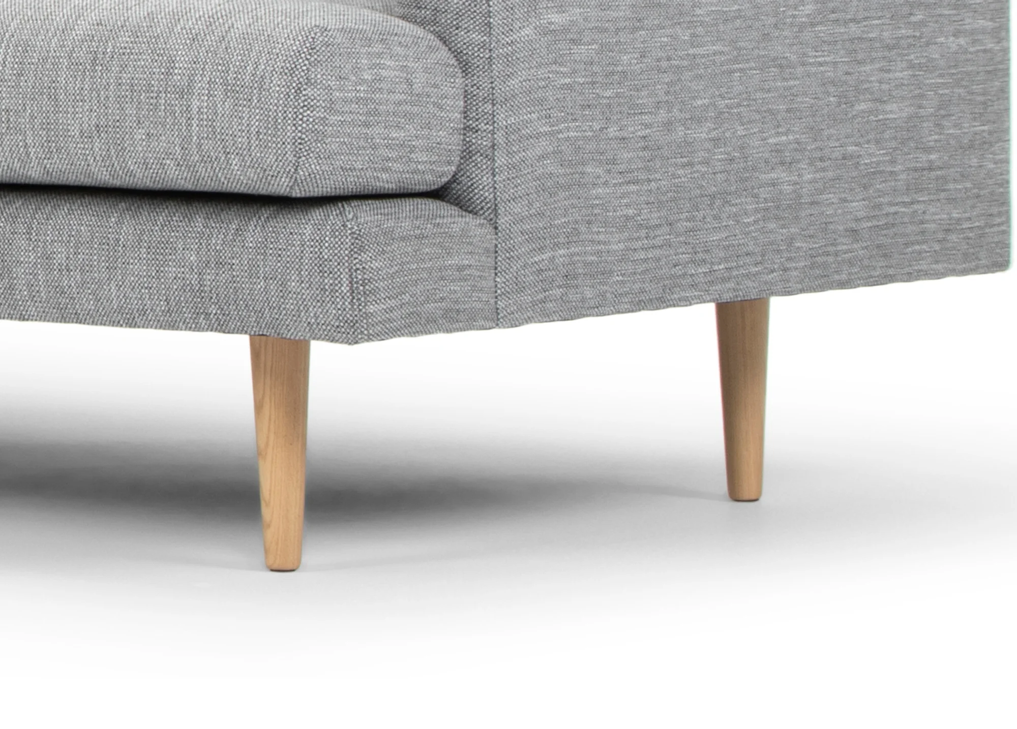 CLC2863-FA Seater With Left Chaise Sofa - Graphite Grey with Natural Legs - Last one - Image 4