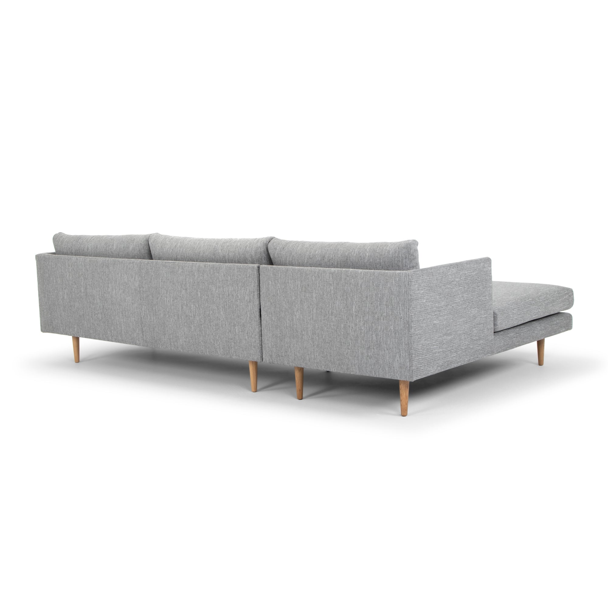 CLC2863-FA Seater With Left Chaise Sofa - Graphite Grey with Natural Legs - Last one - Image 5