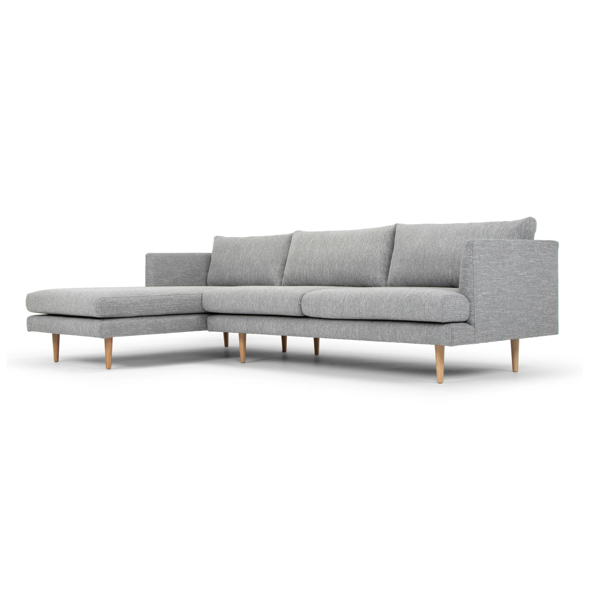 CLC2863-FA Seater With Left Chaise Sofa - Graphite Grey with Natural Legs - Last one - Image 6