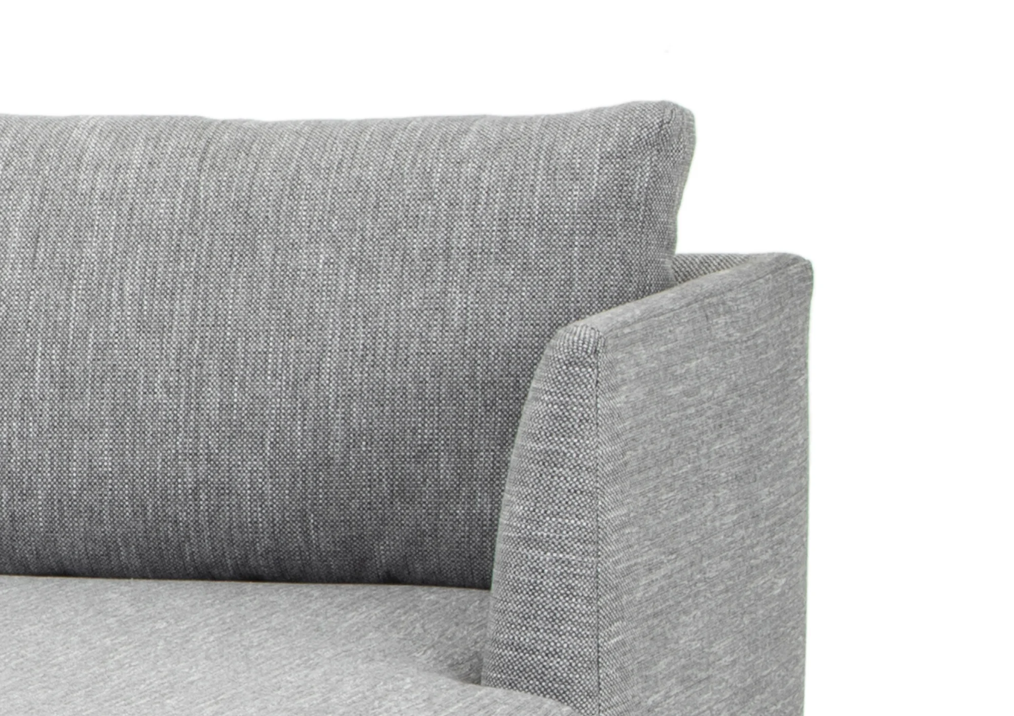 CLC2864-FA 3 Seater With Right Chaise Sofa - Graphite Grey with Natural Legs - Image 5