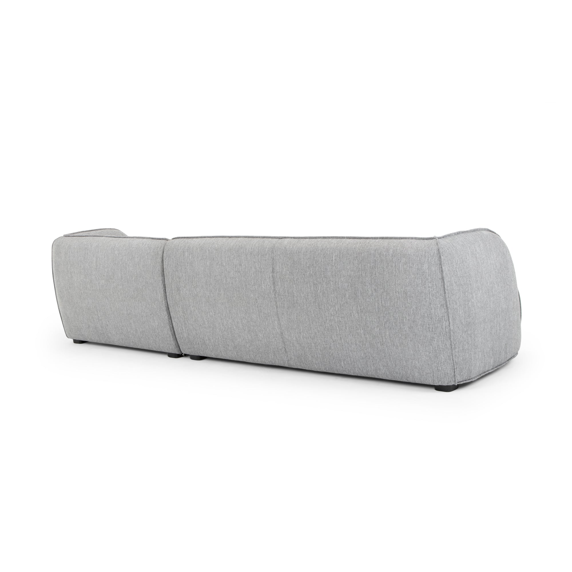 CLC2871-FA 3 Seater Right Chaise Sofa - Graphite Grey - Image 3