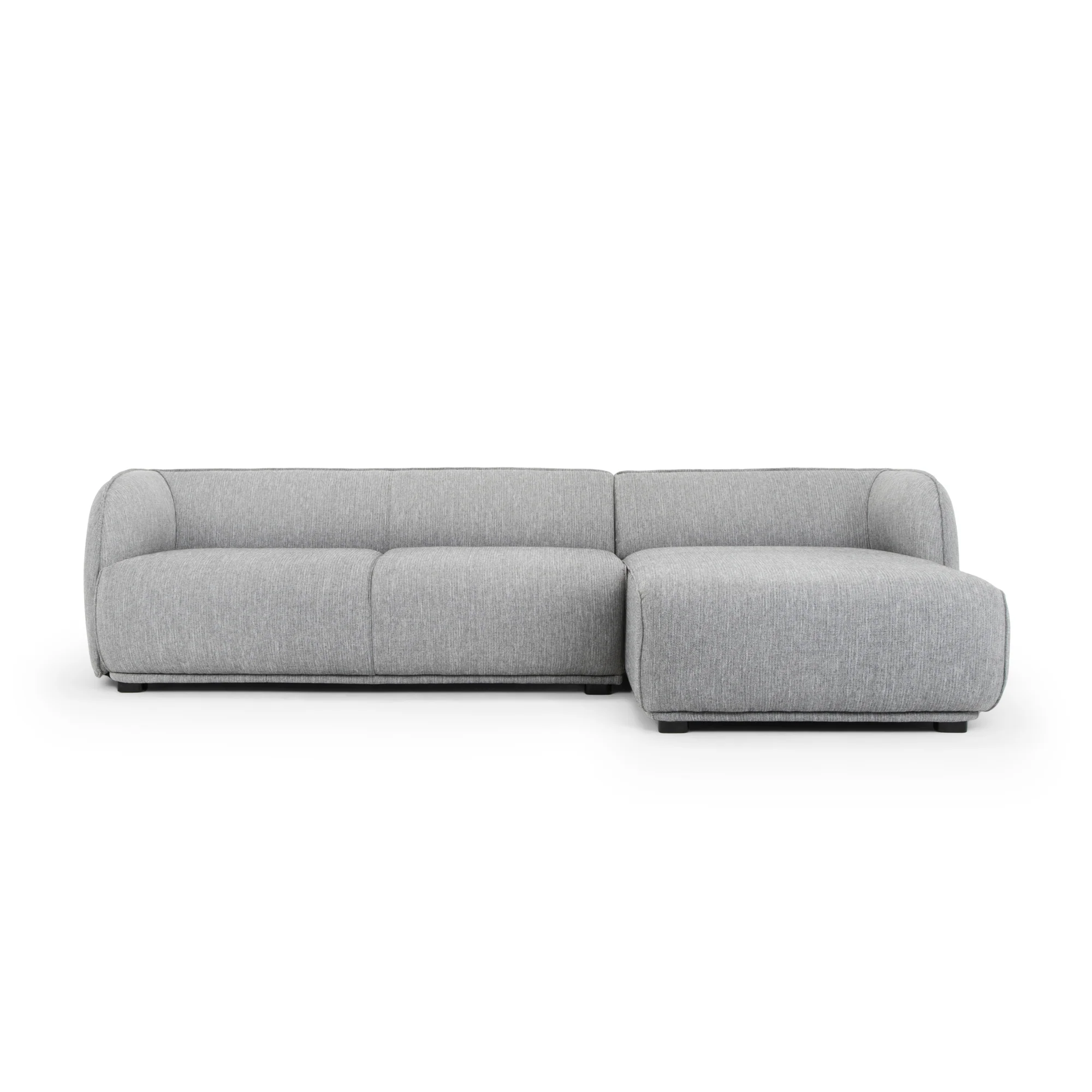 CLC2871-FA 3 Seater Right Chaise Sofa - Graphite Grey - Image 4