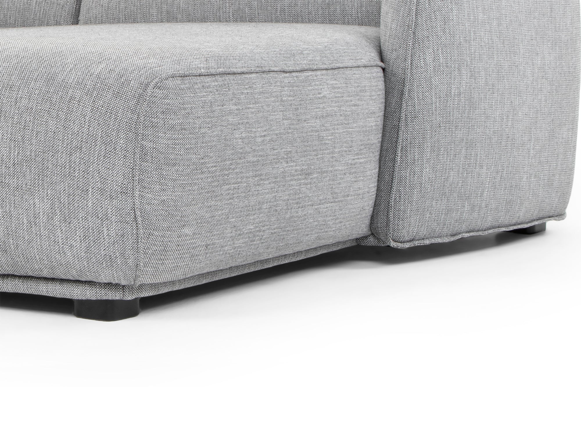 CLC2871-FA 3 Seater Right Chaise Sofa - Graphite Grey - Image 5