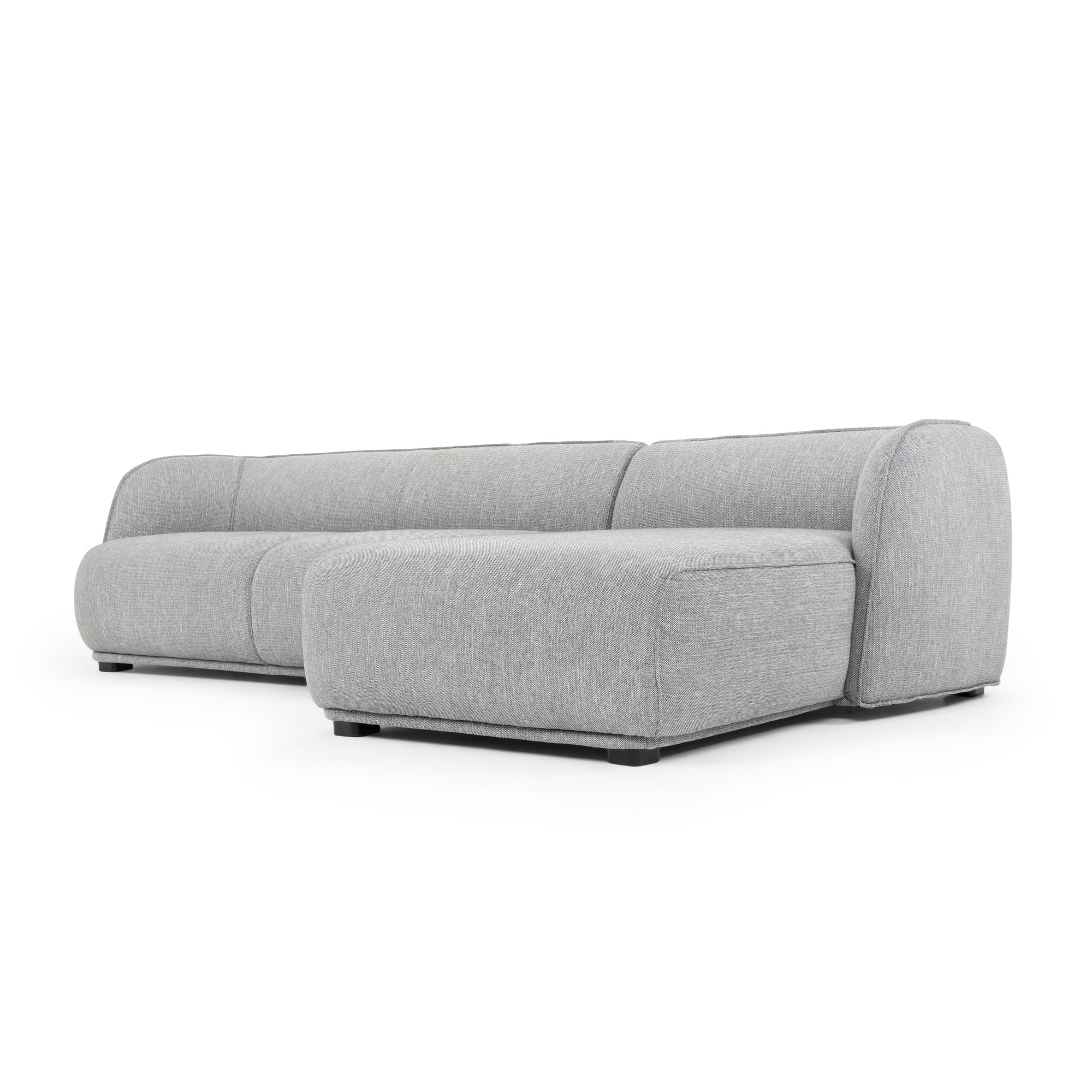 CLC2871-FA 3 Seater Right Chaise Sofa - Graphite Grey - Image 6
