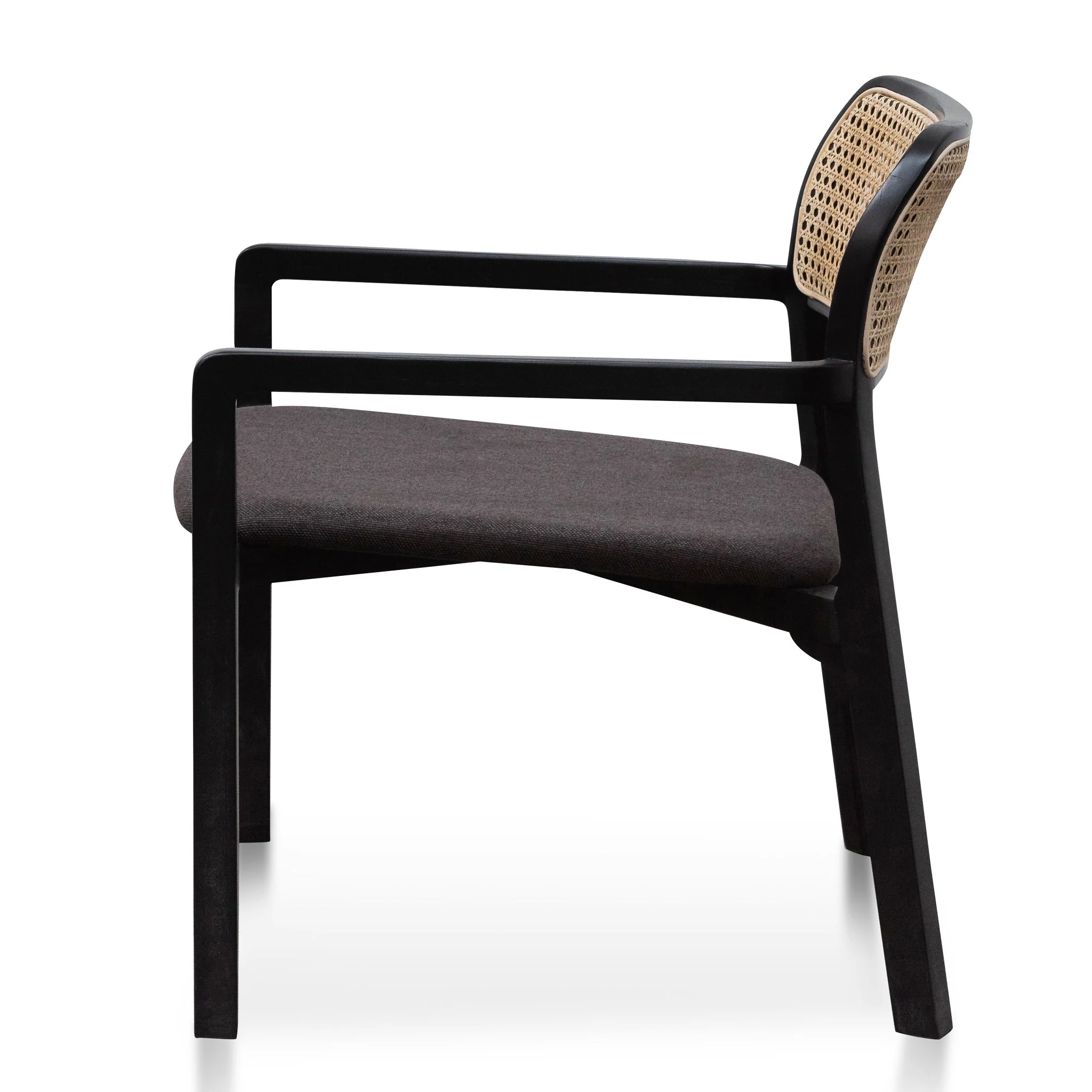 CLC6038-SD Fabric Armchair - Anchor Grey with Black Legs - Image 3