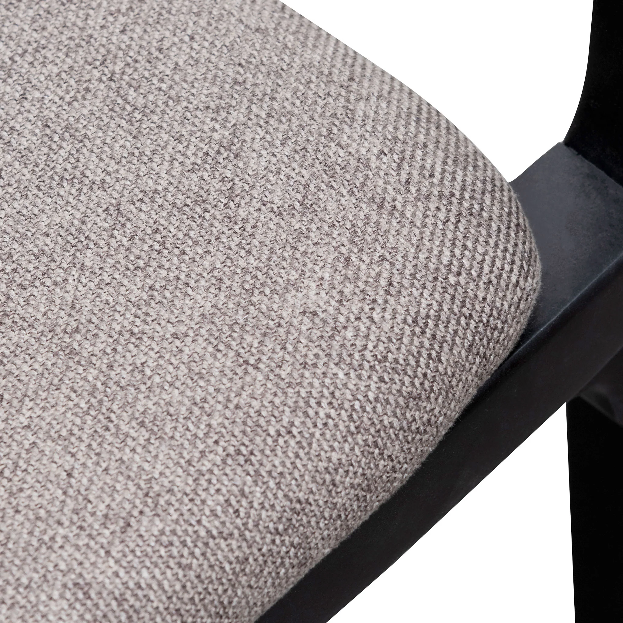 CLC6039-SD Fabric Armchair - Caramel Grey with Black Legs - Image 4