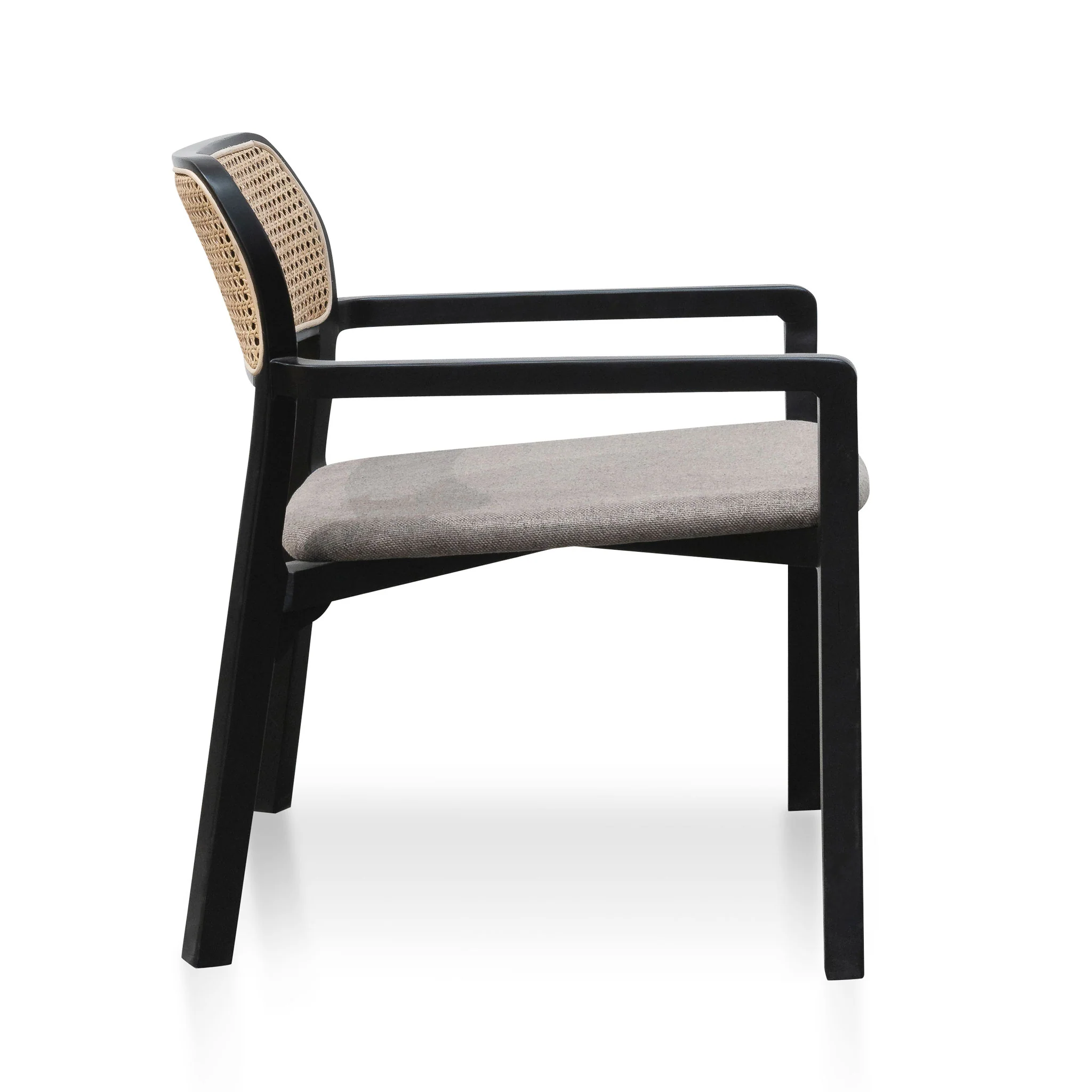 CLC6039-SD Fabric Armchair - Caramel Grey with Black Legs - Image 7