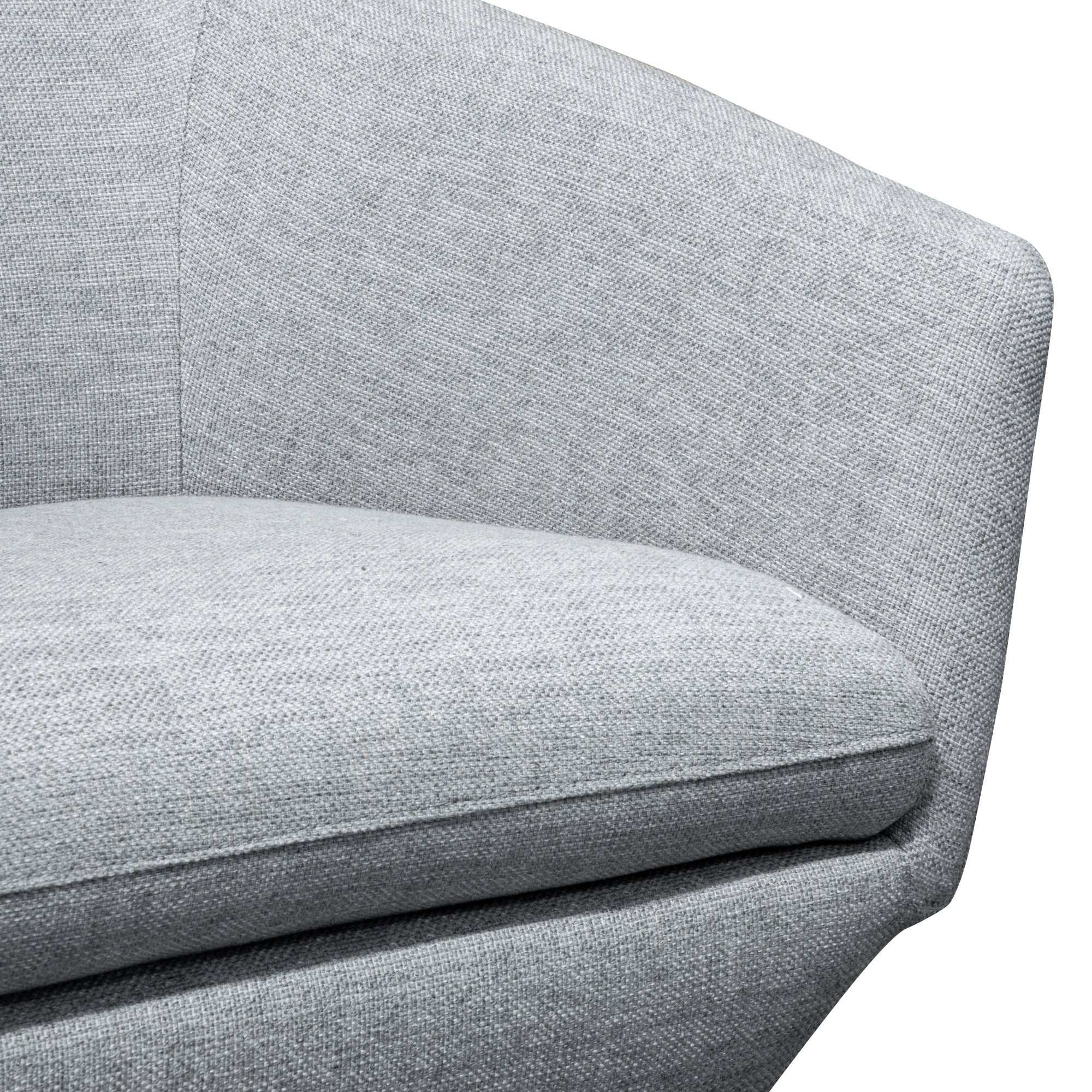 CLC6058-KSO Swivel Lounge Chair - Light Grey - Image 4