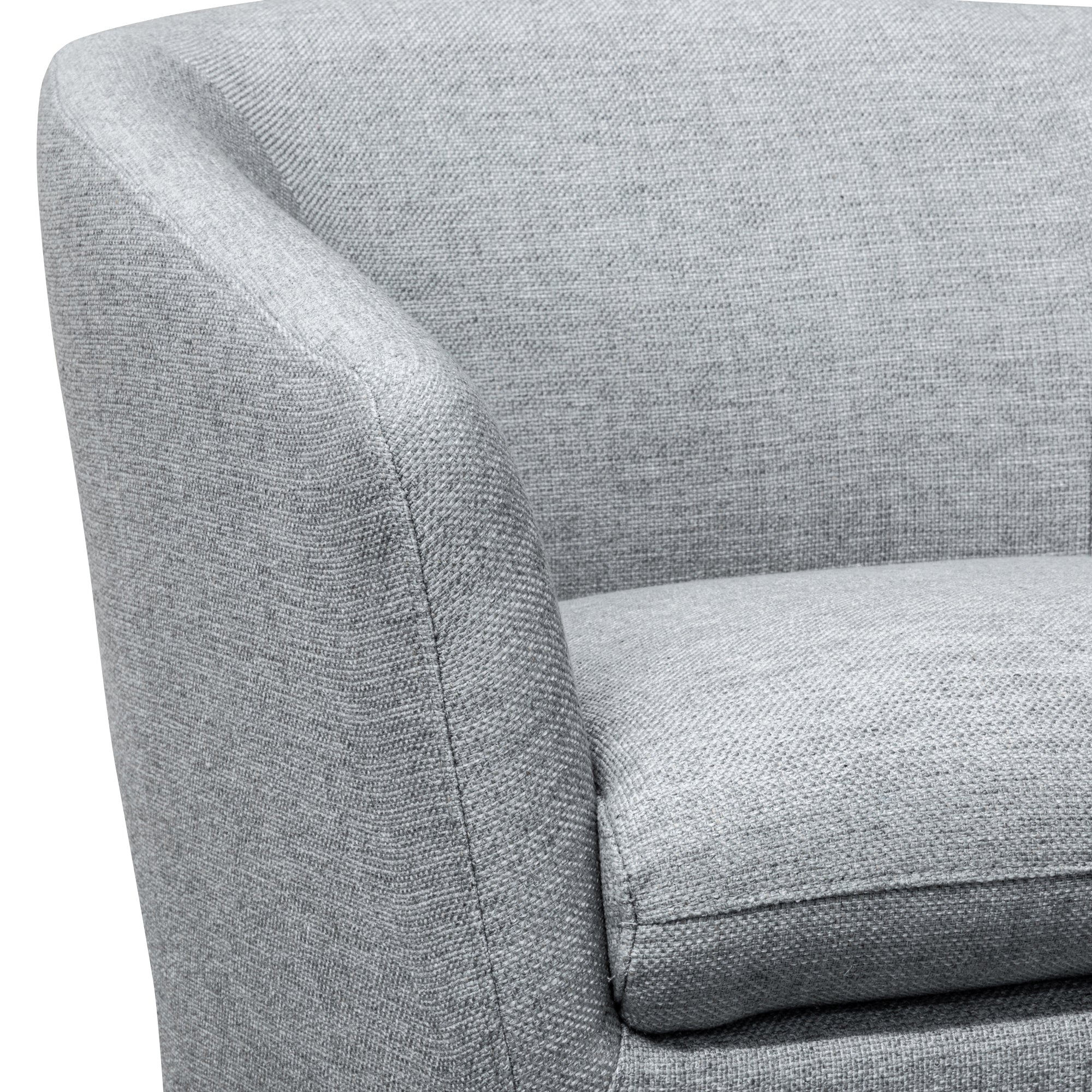 CLC6058-KSO Swivel Lounge Chair - Light Grey - Image 5
