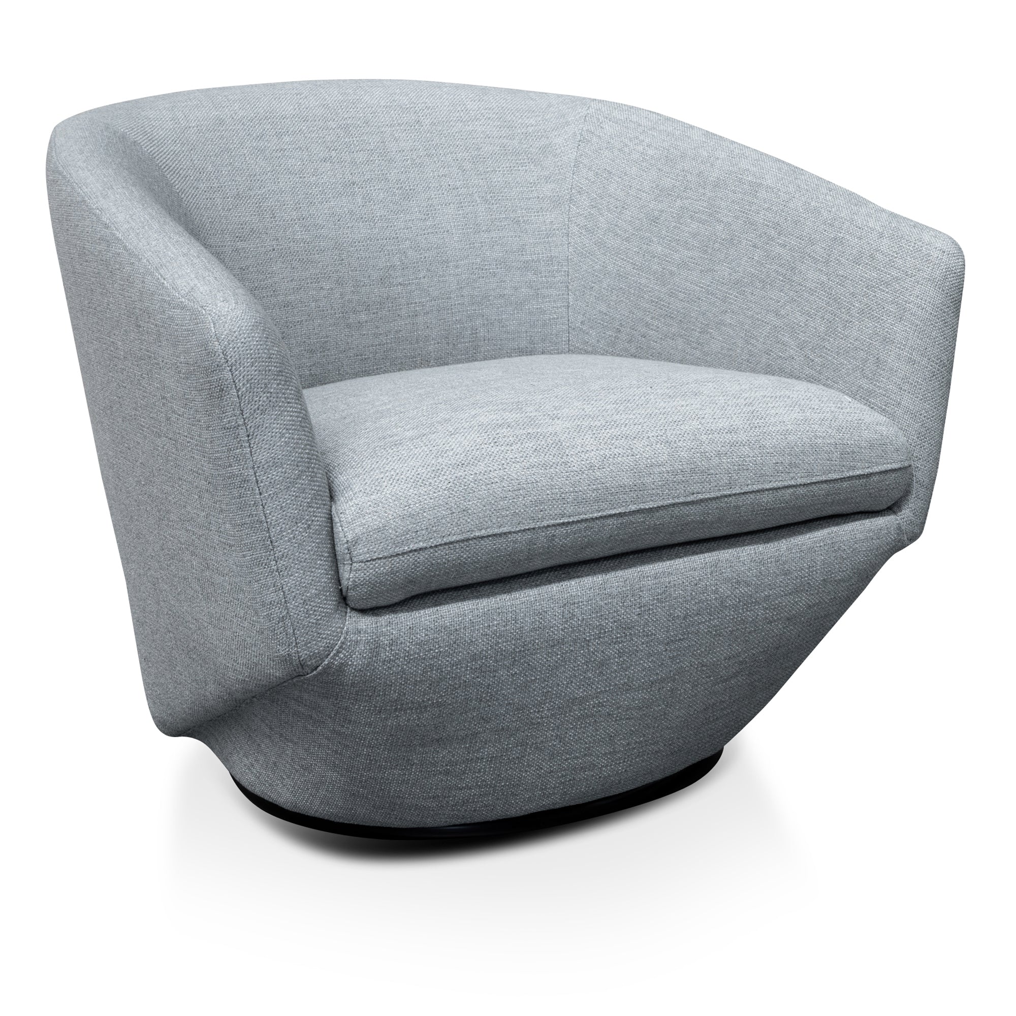 CLC6058-KSO Swivel Lounge Chair - Light Grey - Image 6