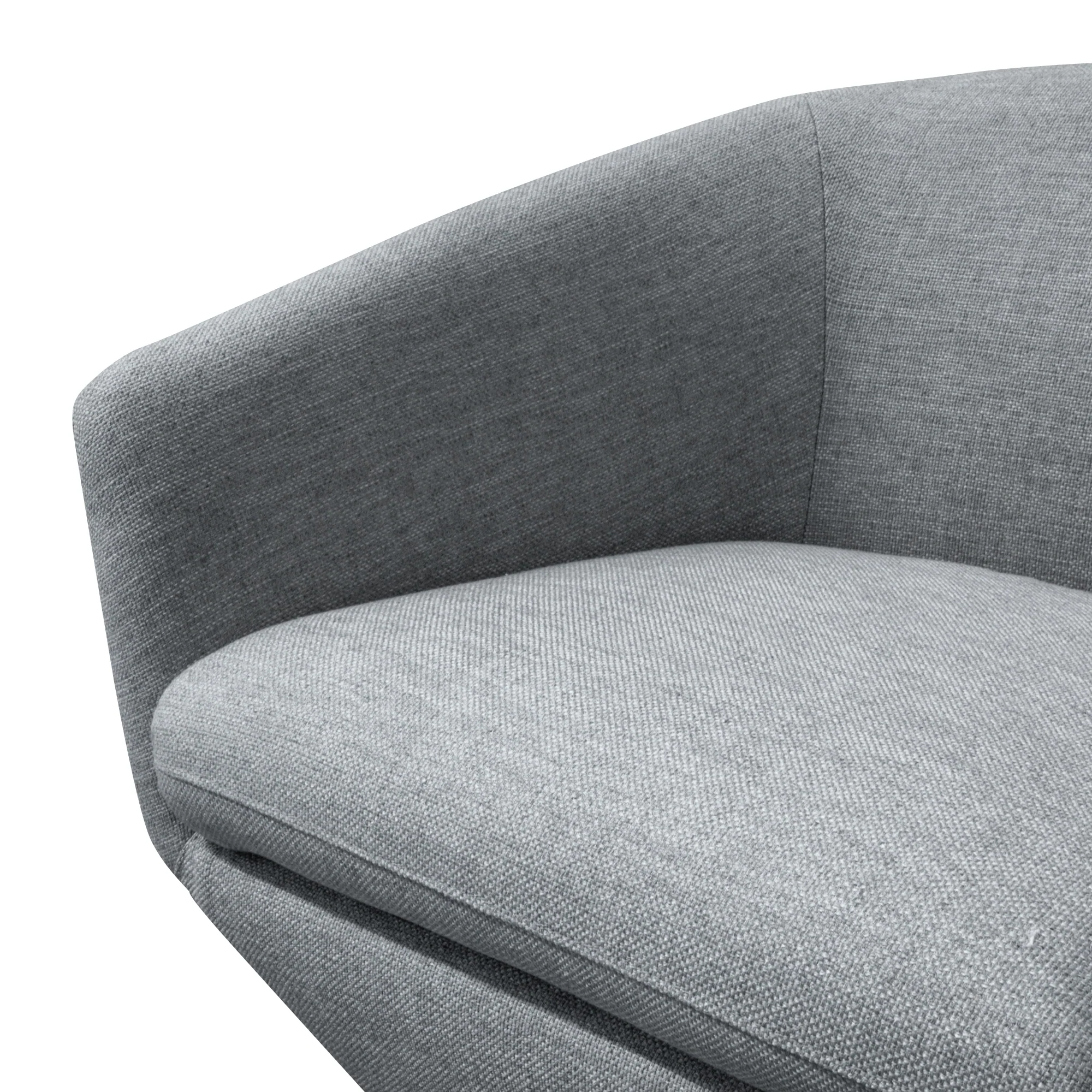 CLC6058-KSO Swivel Lounge Chair - Light Grey - Image 8