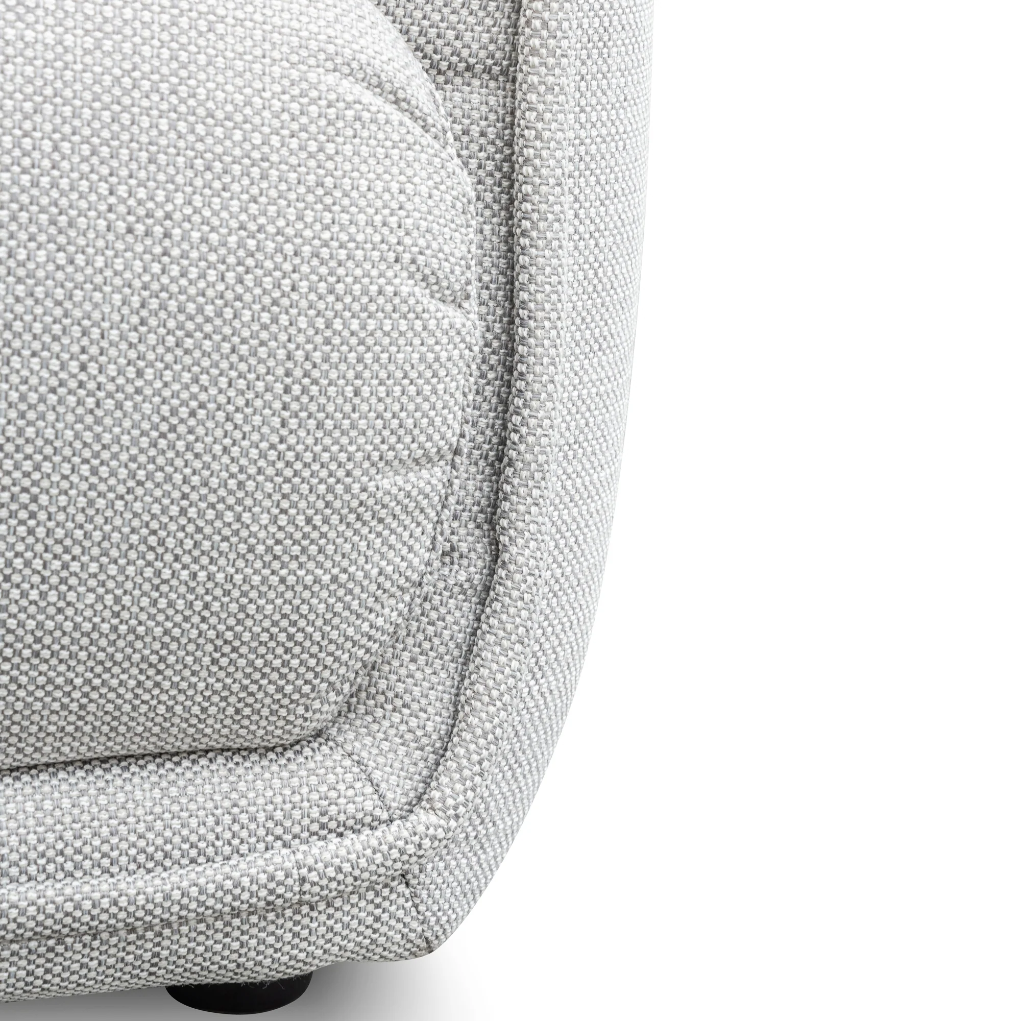 CLC6093-KSO 3 Seater Fabric Sofa- Light Texture Grey - Image 9
