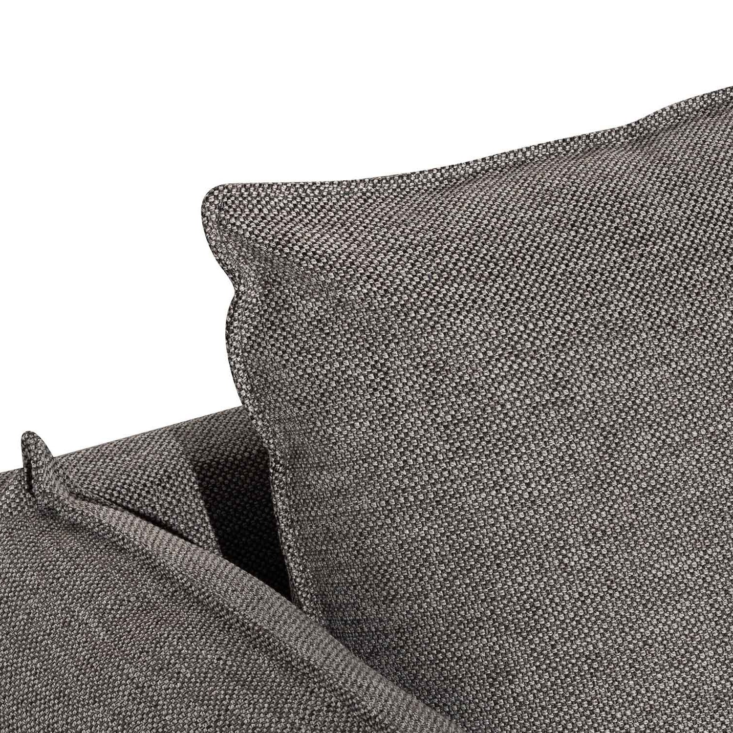 CLC6430-KSO 4 Seater Left Chaise Fabric Sofa - Graphite Grey - Image 11