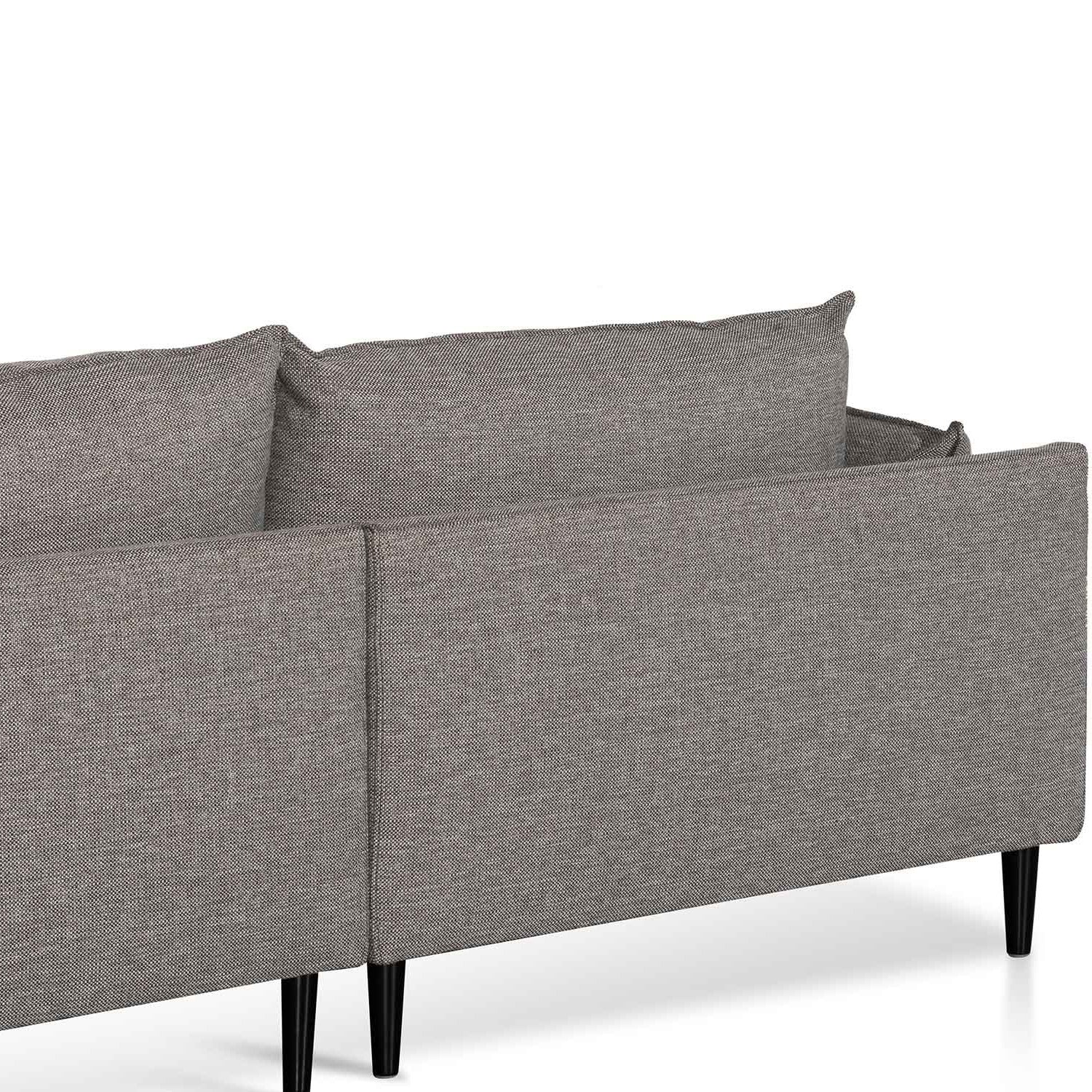 CLC6430-KSO 4 Seater Left Chaise Fabric Sofa - Graphite Grey - Image 13
