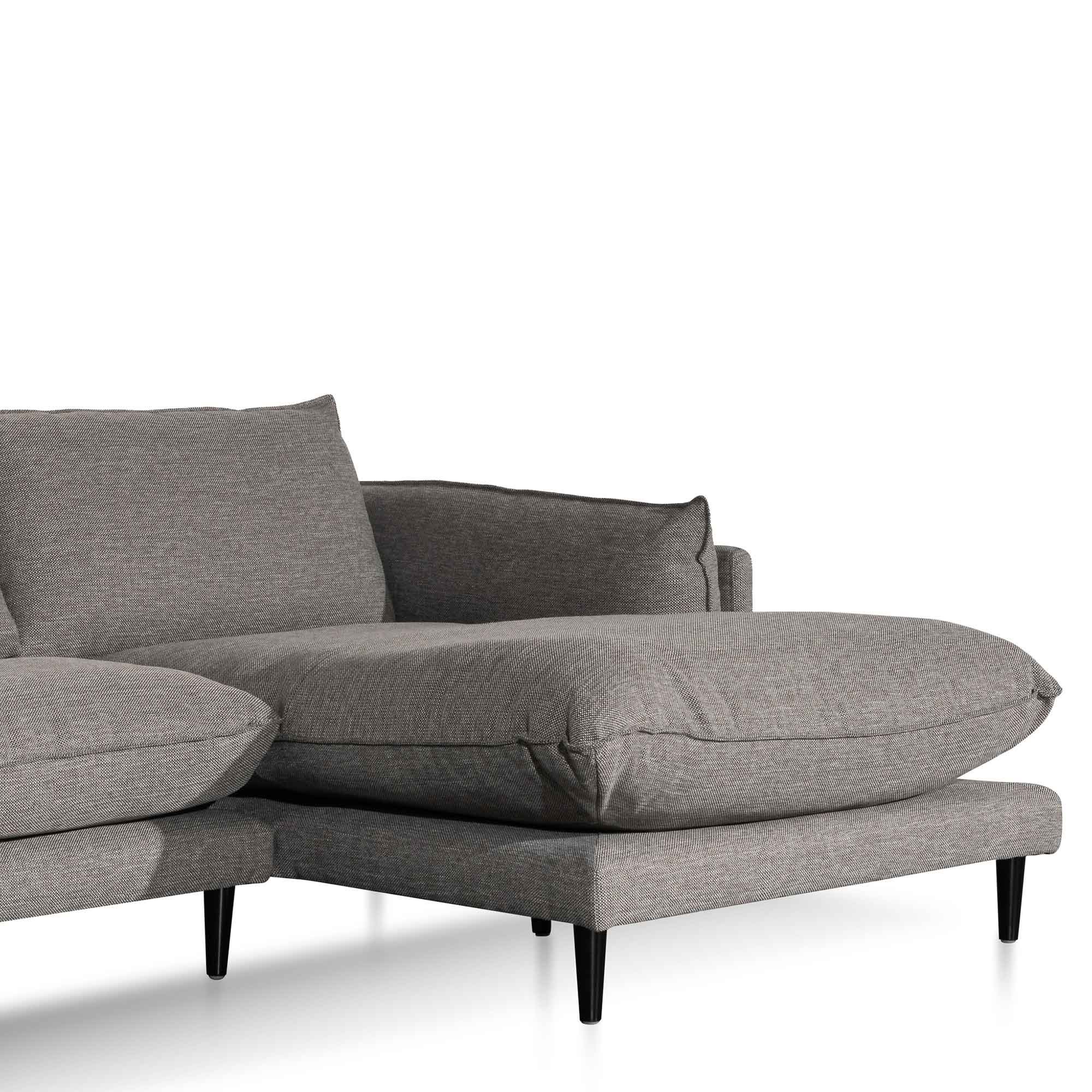 CLC6431-KSO 4 Seater Right Chaise Fabric Sofa - Graphite Grey - Image 5