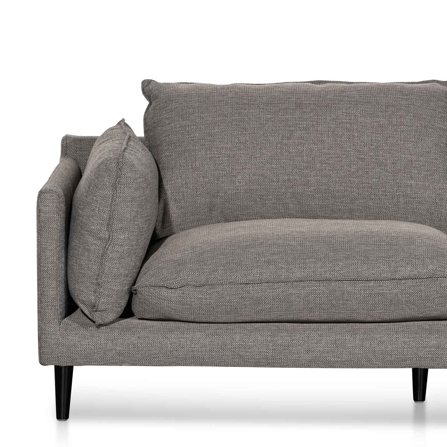 CLC6431-KSO 4 Seater Right Chaise Fabric Sofa - Graphite Grey - Image 7