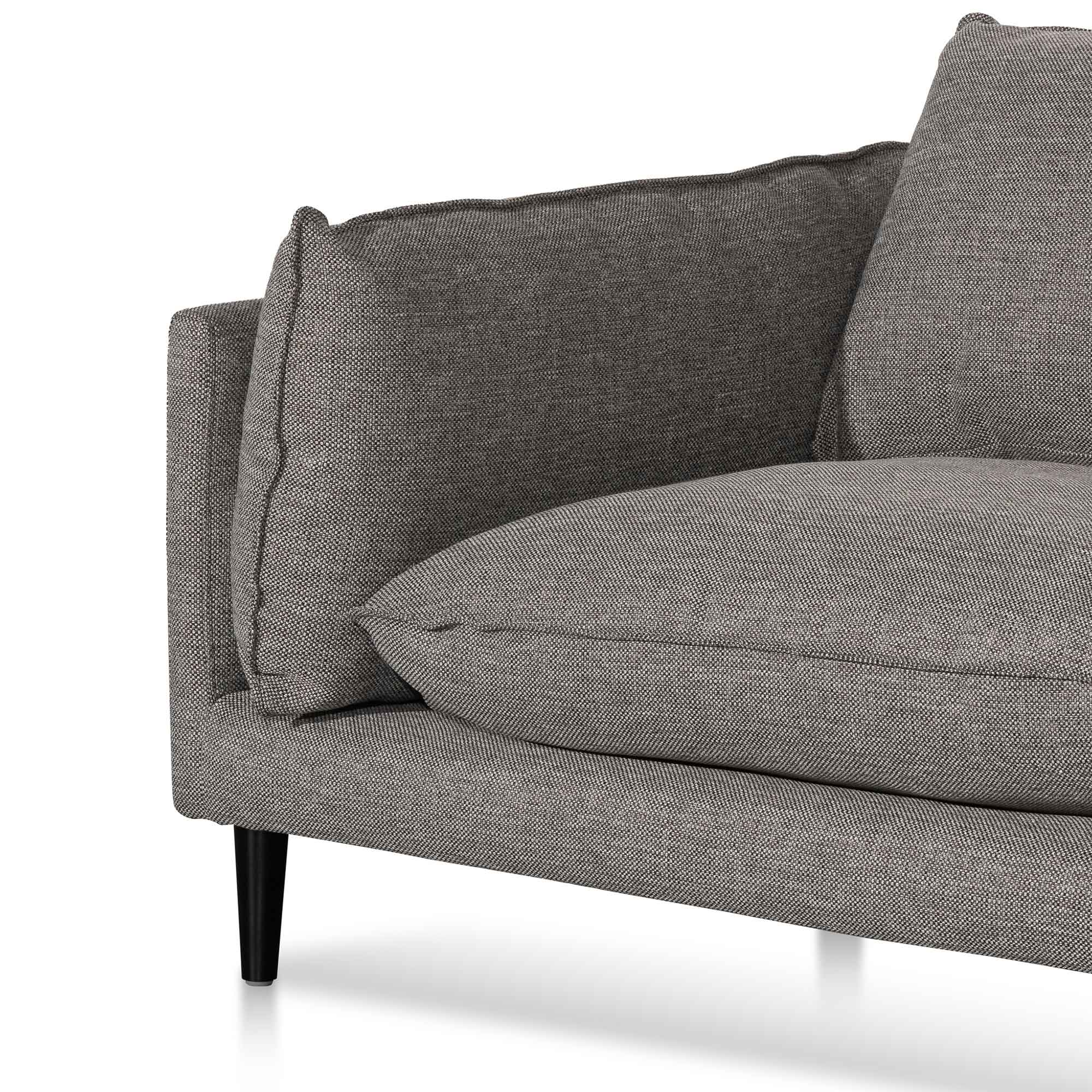 CLC6431-KSO 4 Seater Right Chaise Fabric Sofa - Graphite Grey - Image 9
