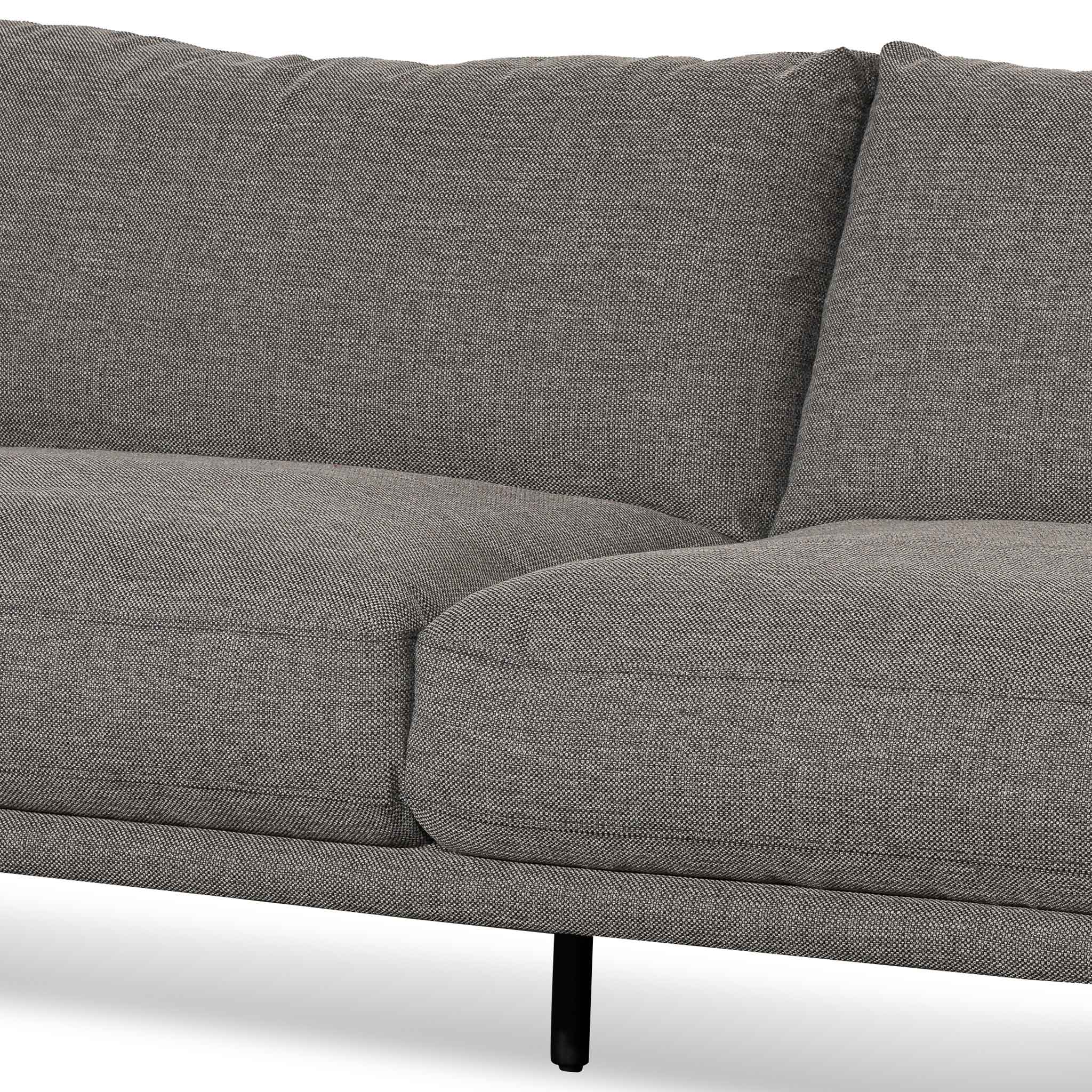 CLC6436-KSO 4 Seater Right Chaise Fabric Sofa - Graphite Grey - Image 6