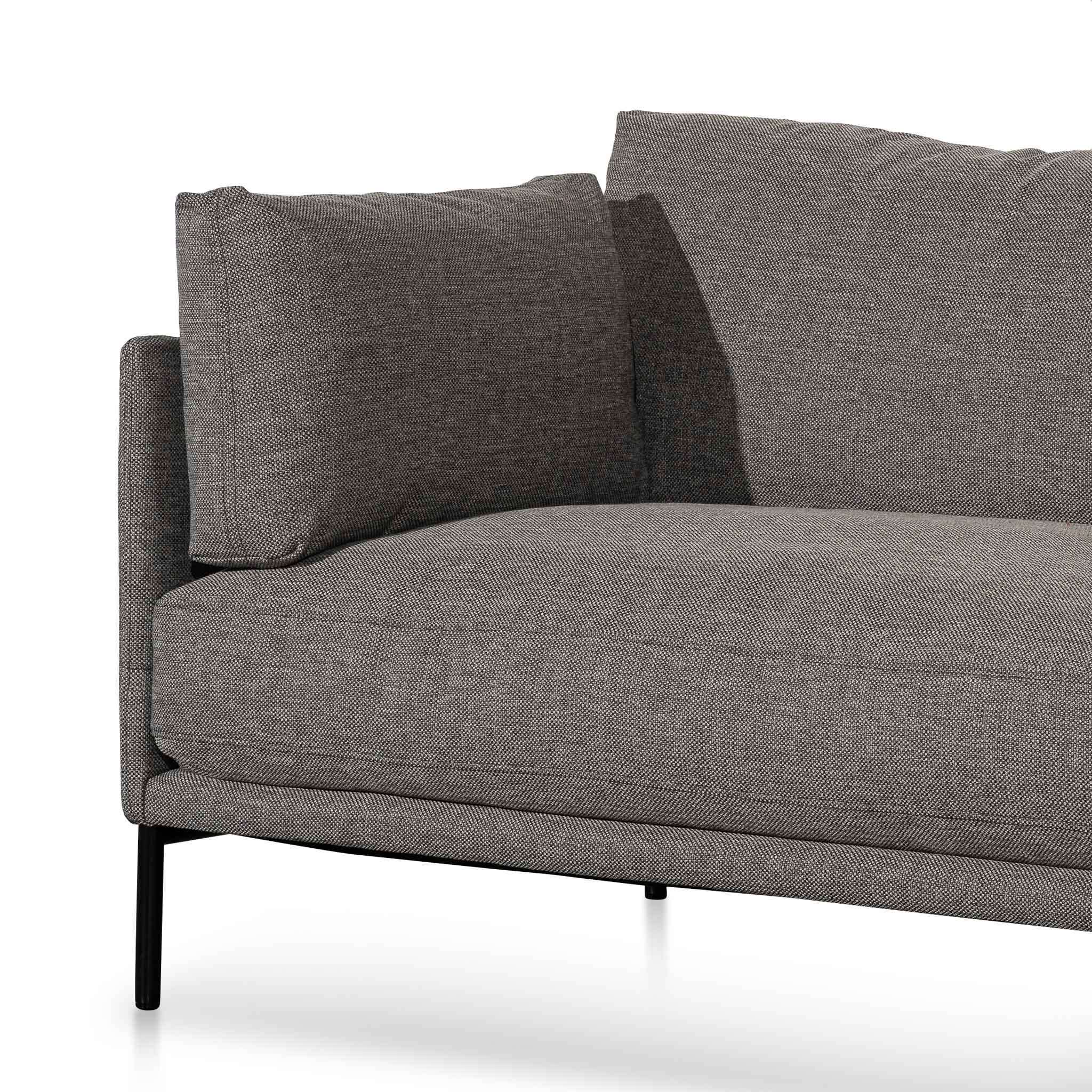 CLC6436-KSO 4 Seater Right Chaise Fabric Sofa - Graphite Grey - Image 7
