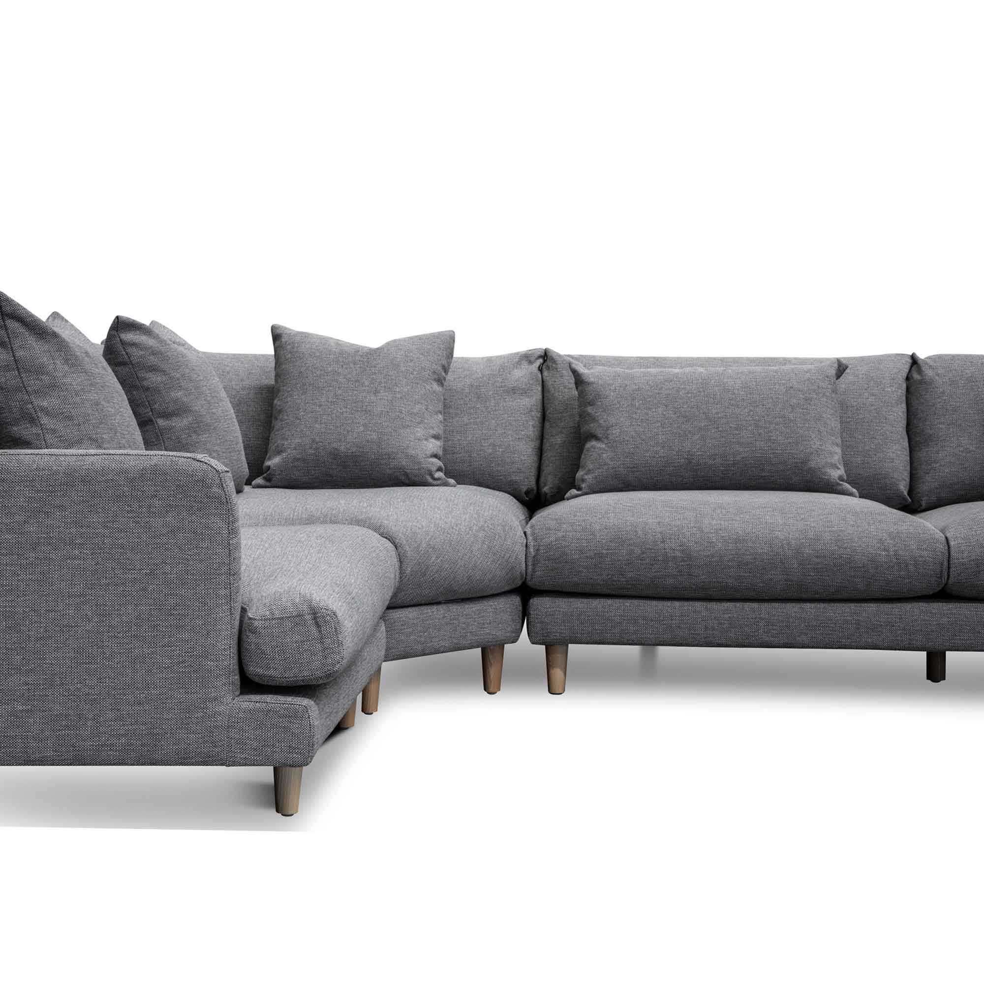 CLC6540-CA Left Return Modular Sofa - Graphite Grey - Image 11