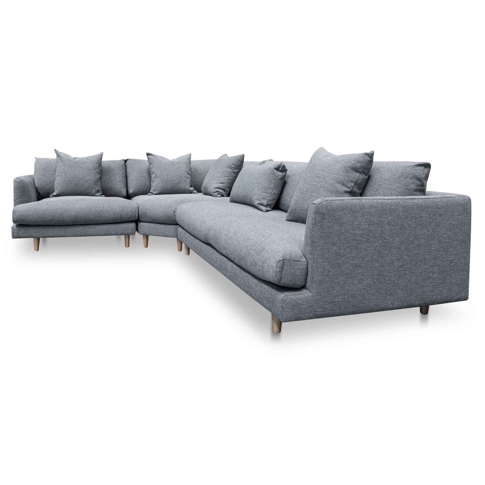 CLC6540-CA Left Return Modular Sofa - Graphite Grey - Image 4