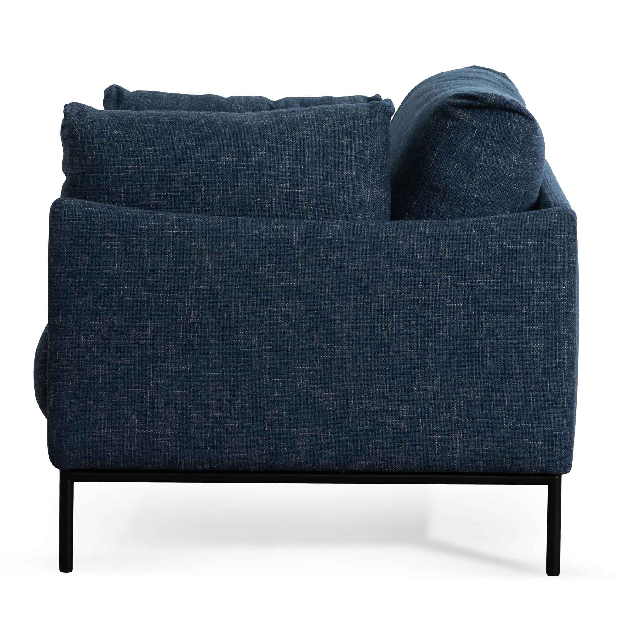CLC6557-KSO Fabric Arm Chair - Dark Blue - Image 6