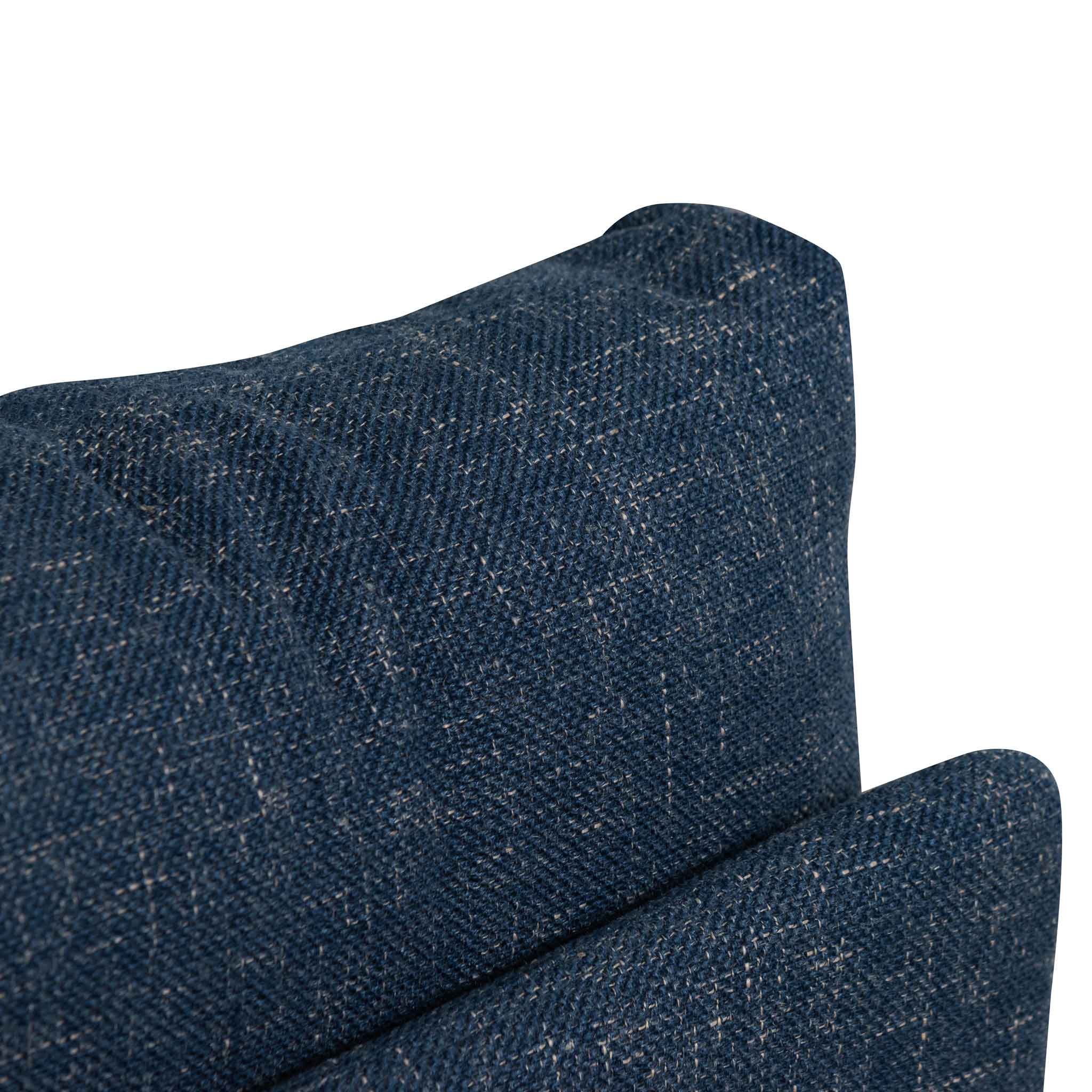 CLC6557-KSO Fabric Arm Chair - Dark Blue - Image 8