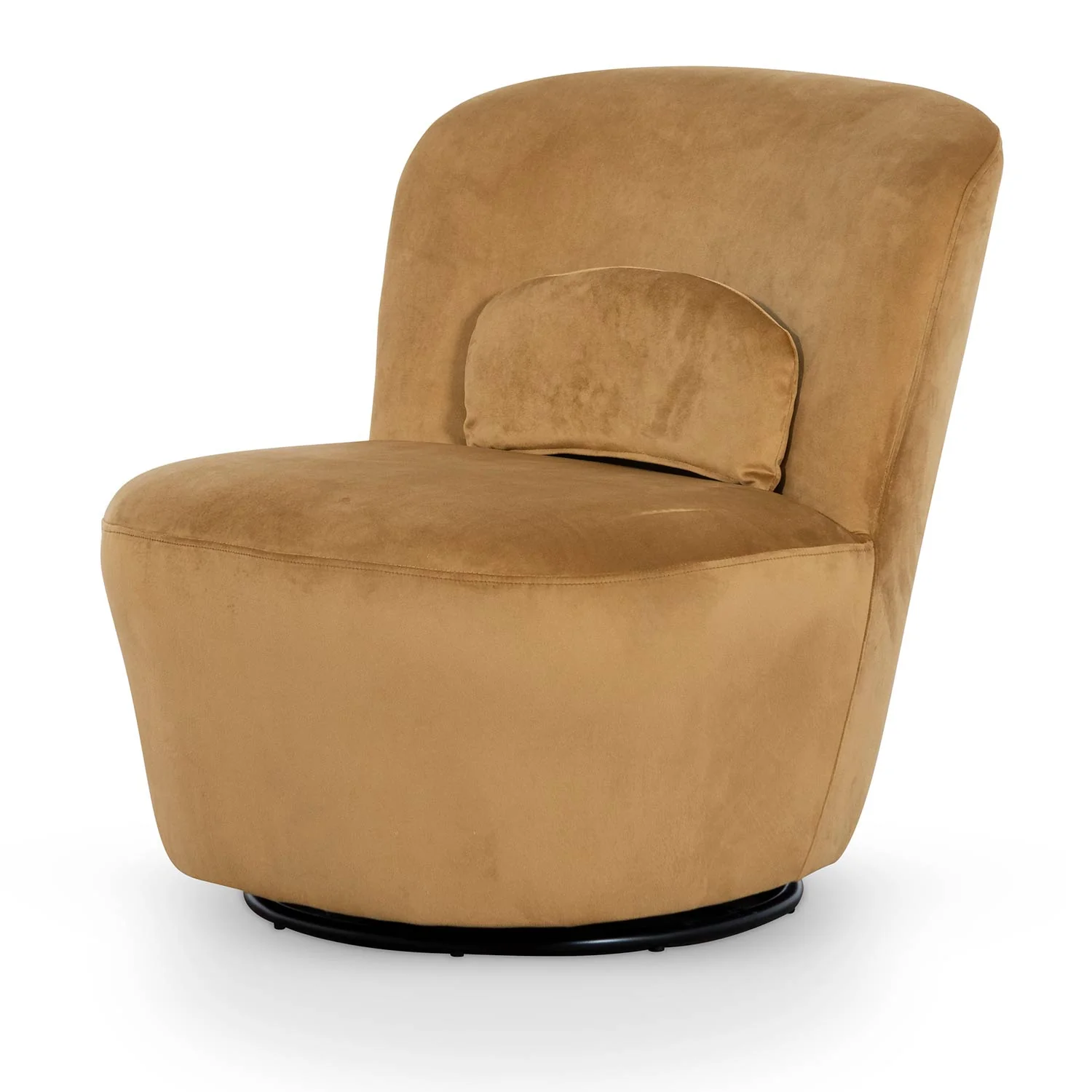 CLC6686-CA Swivel Lounge Chair - Mustard - Image 3