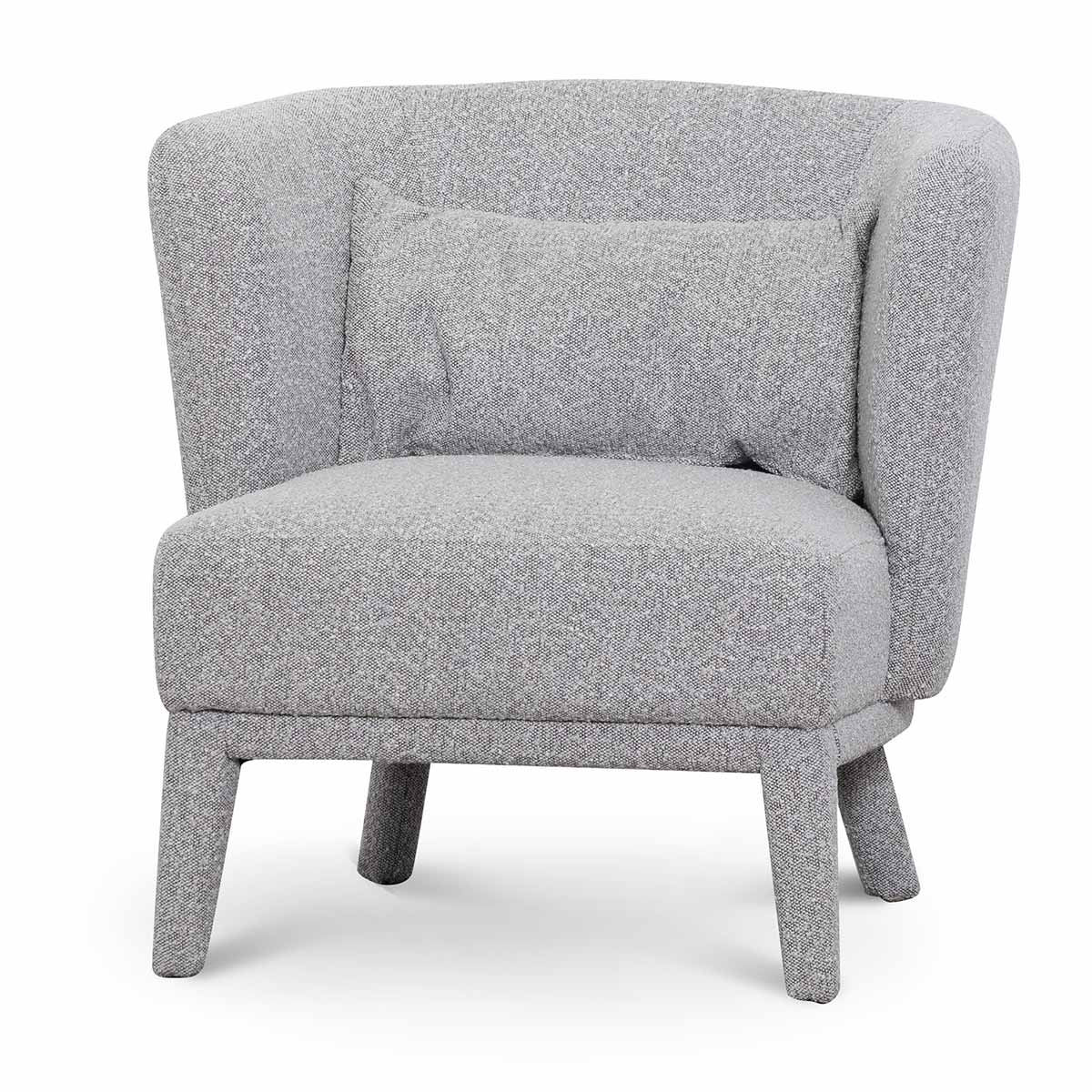 CLC6745-FS Armchair - Ash Grey Boucle - Image 3