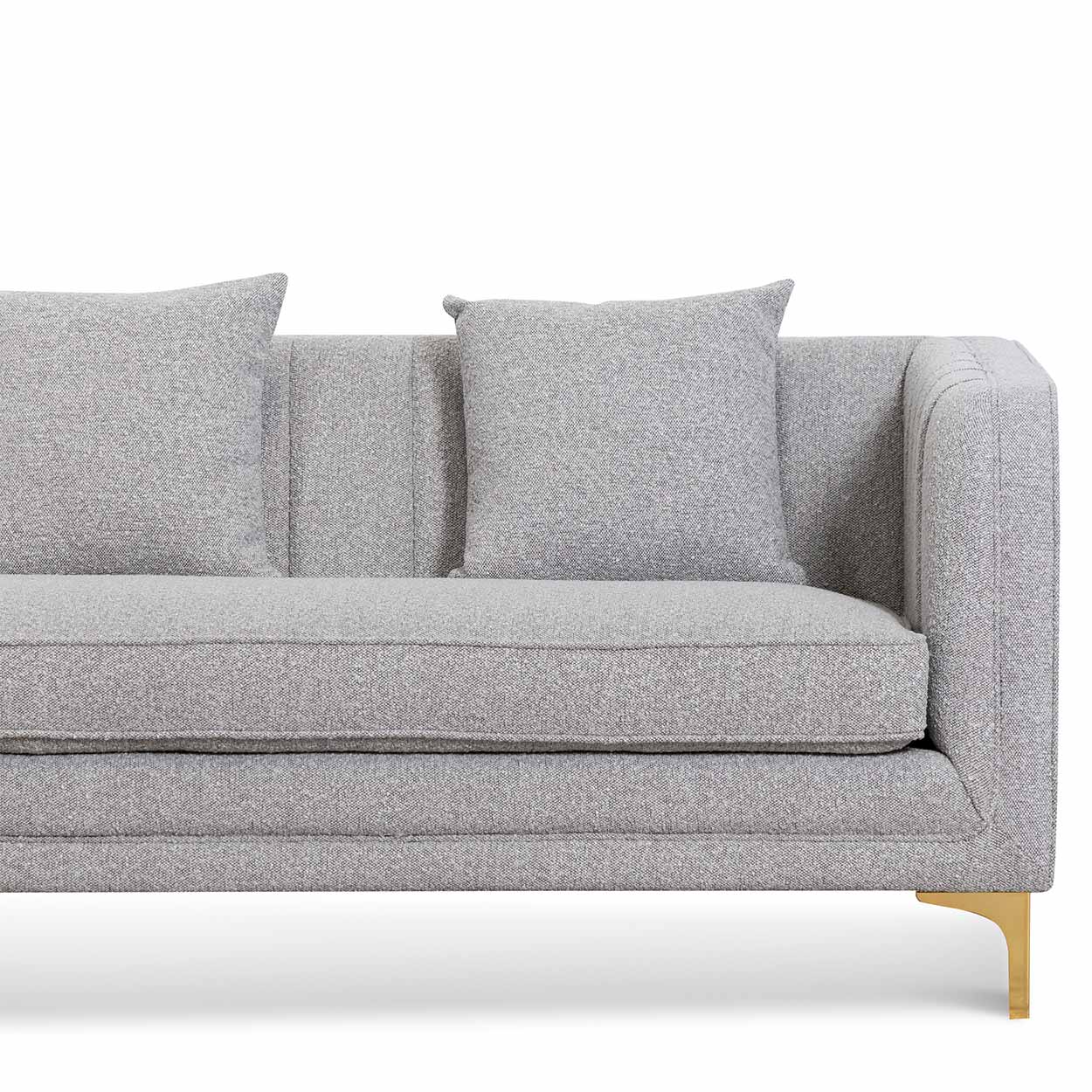 CLC6750-FS 3 Seater Sofa - Ash Grey Boucle - Image 4