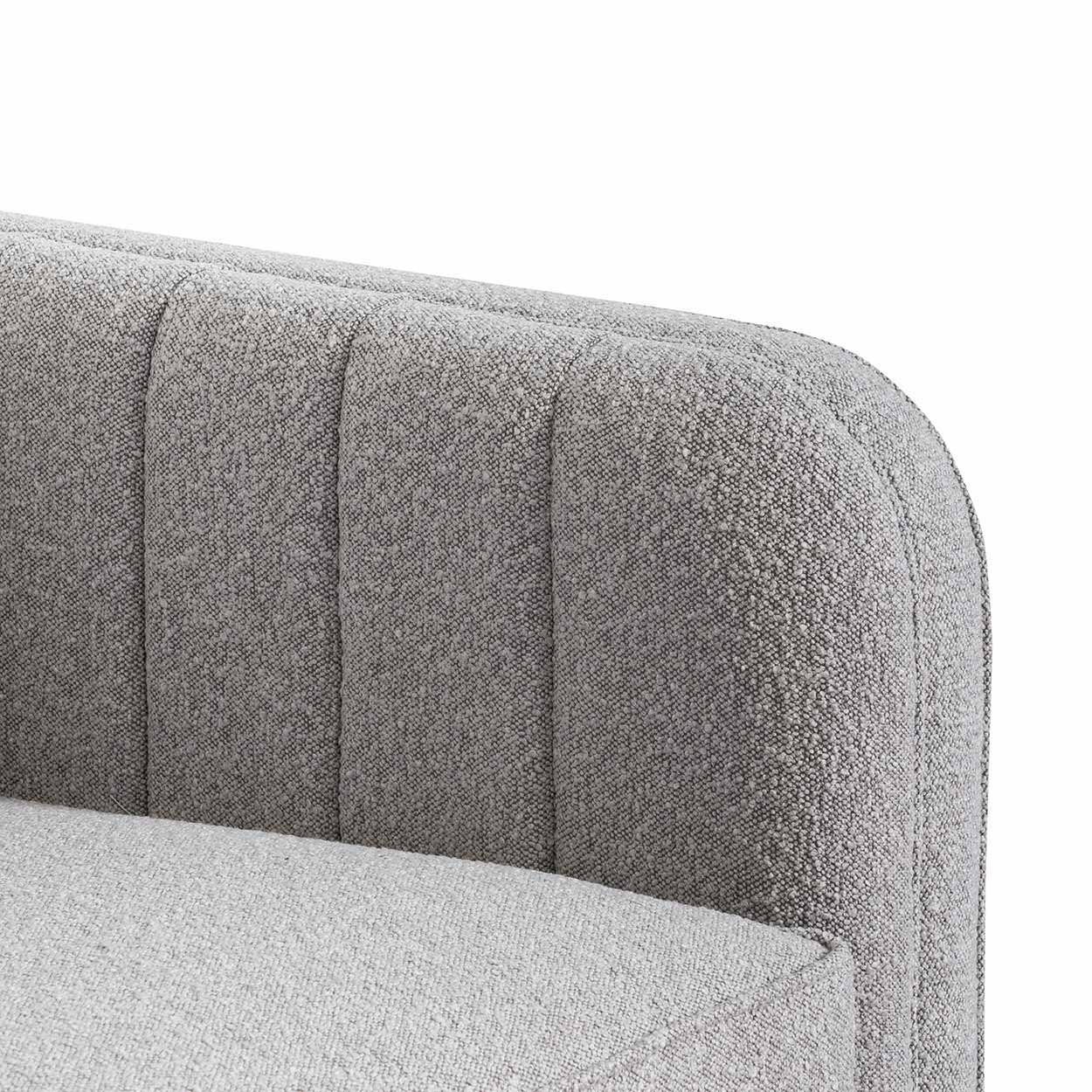 CLC6750-FS 3 Seater Sofa - Ash Grey Boucle - Image 7