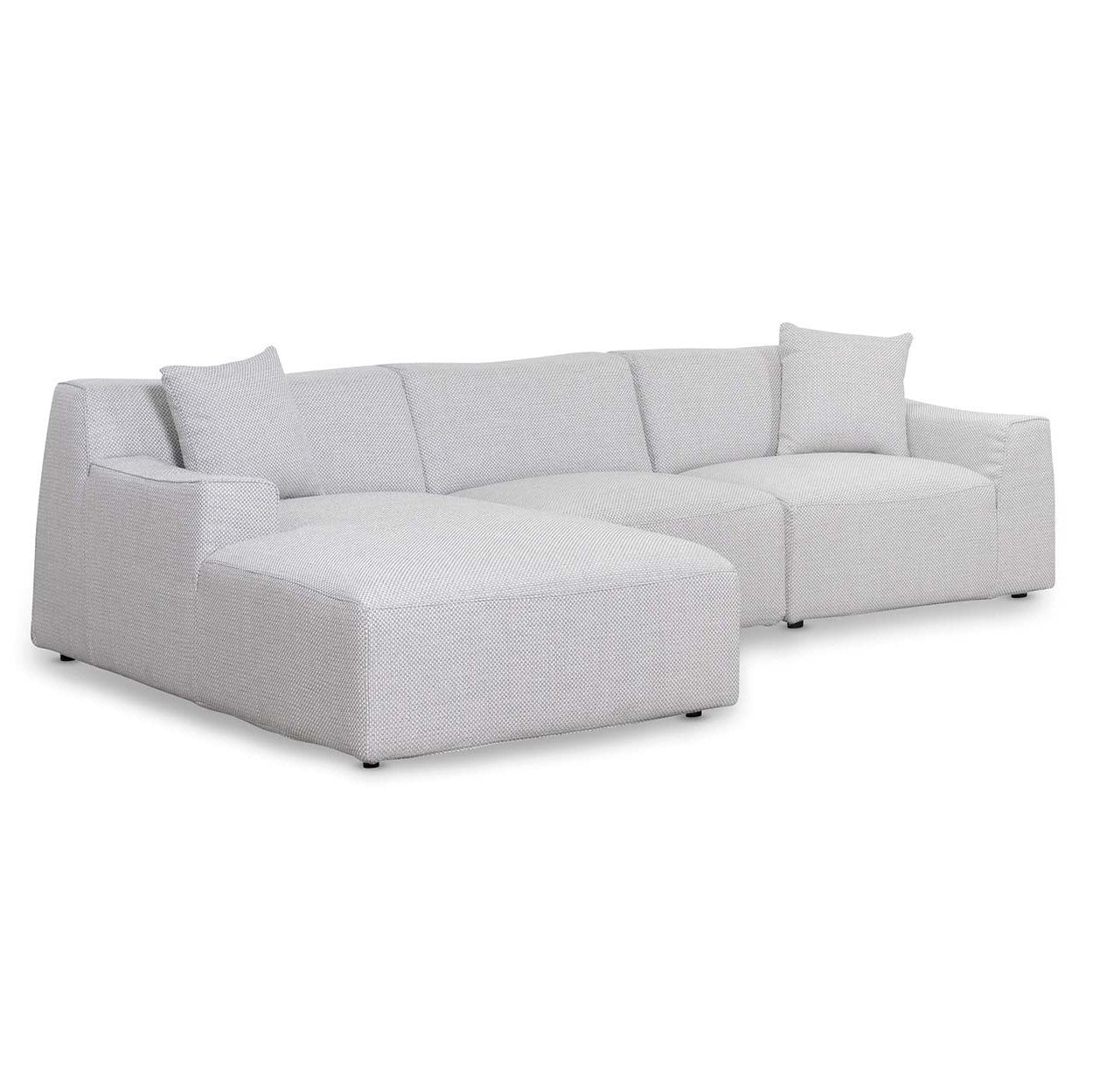 CLC6828-YY 3 Seater Left Chaise Sofa - Passive Grey - Image 3