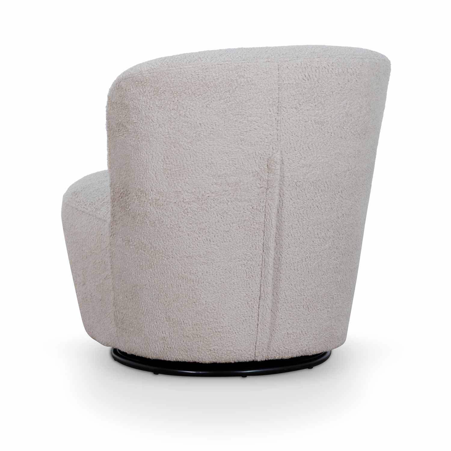 CLC6835-CA Swivel Lounge Chair - Ivory Teddy - Image 5