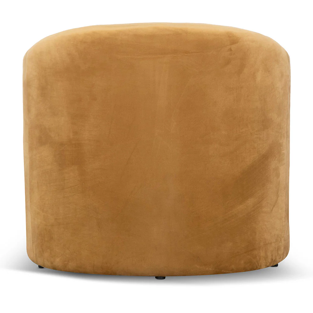 CLC6866-CA Velvet Armchair - Mustard - Image 6