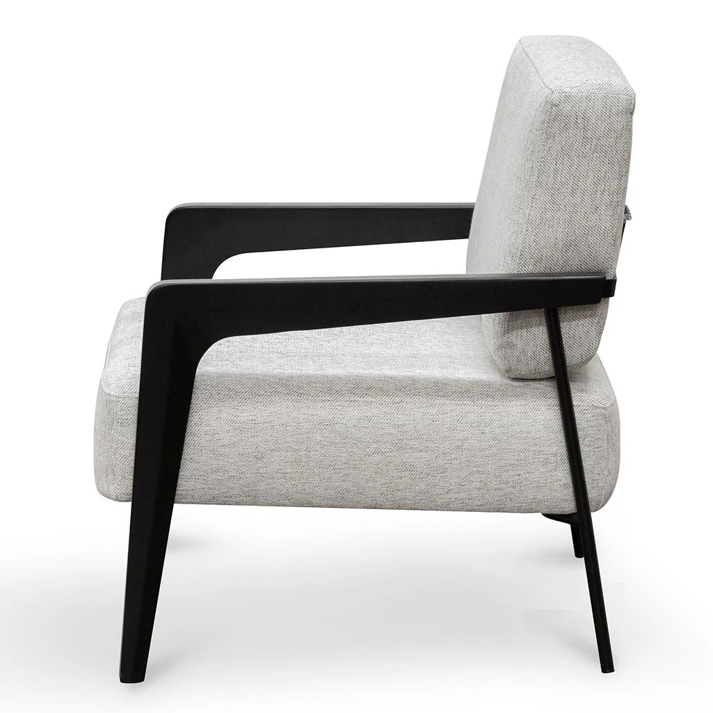 CLC6889-SD Fabric Lounge Chair - Silver Grey - Image 3