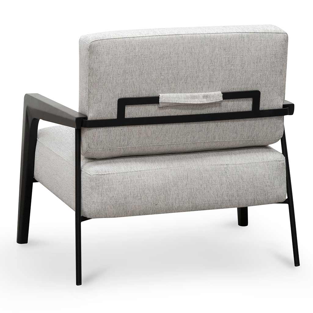 CLC6889-SD Fabric Lounge Chair - Silver Grey - Image 4