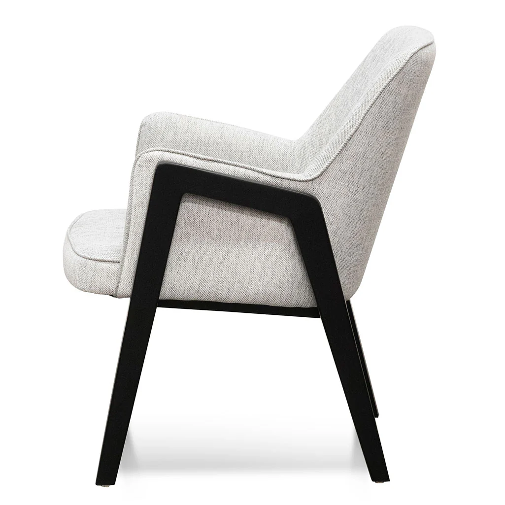 CLC6890-SD Fabric Lounge Chair - Silver Grey - Image 3